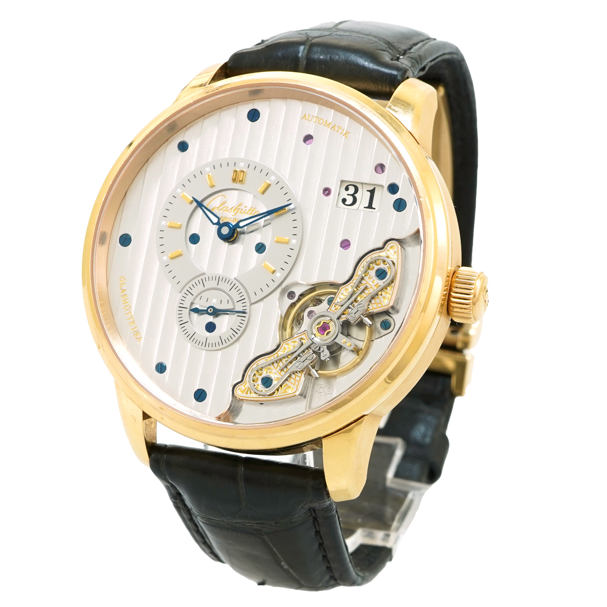 Glashütte Original Senator PanomaticInverse 1-91-02-01-05-62  *Rose Gold* - Inventory 5523