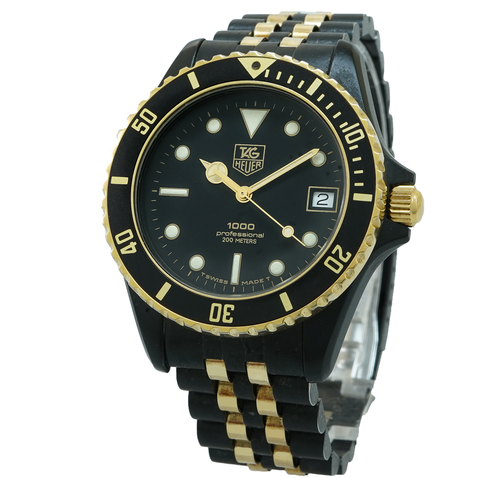TAG Heuer • シリーズ：1000 Professional Rare Vintage Tag Heuer 1000 Professional Blue SS Watch