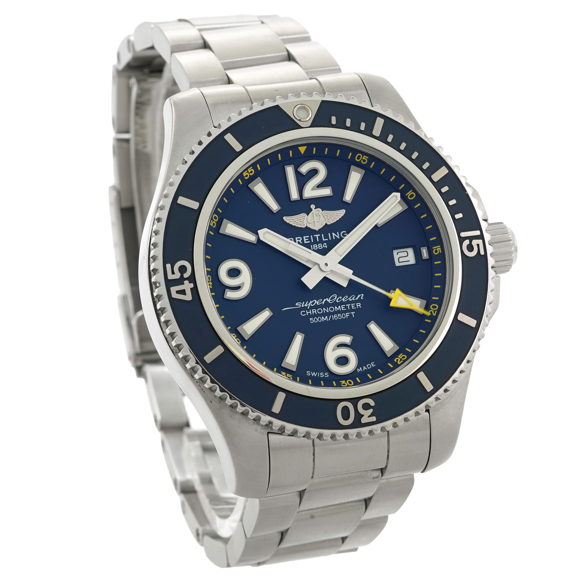 Breitling SuperOcean 42 Japan Limited Edition A17366 *Blue Dial* - Inventory 5539