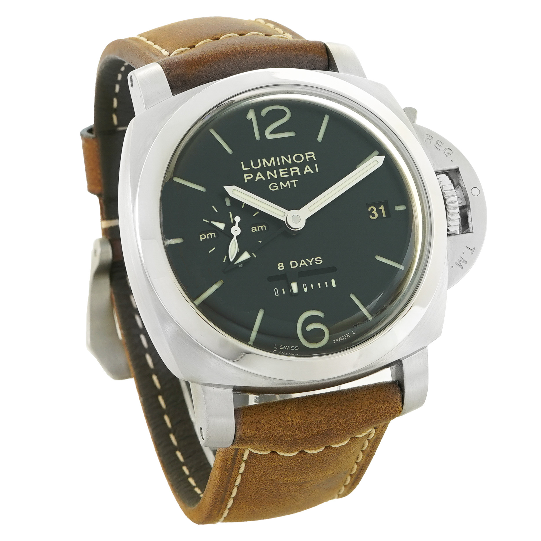Panerai Luminor 1950 8 Days GMT PAM00233 - Inventory 5538