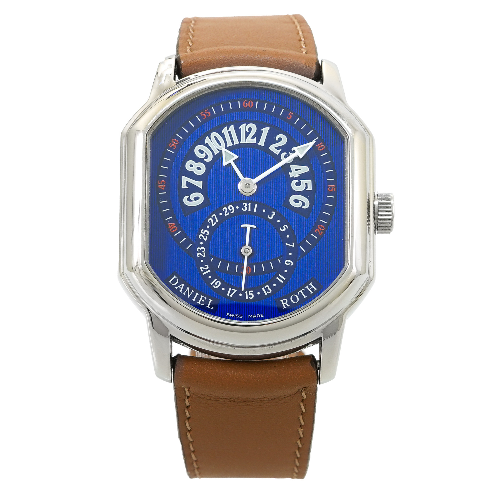 Daniel Roth Premier 35mm 807.L.60 *Blue Dial* *White Gold*- Inventory 5542