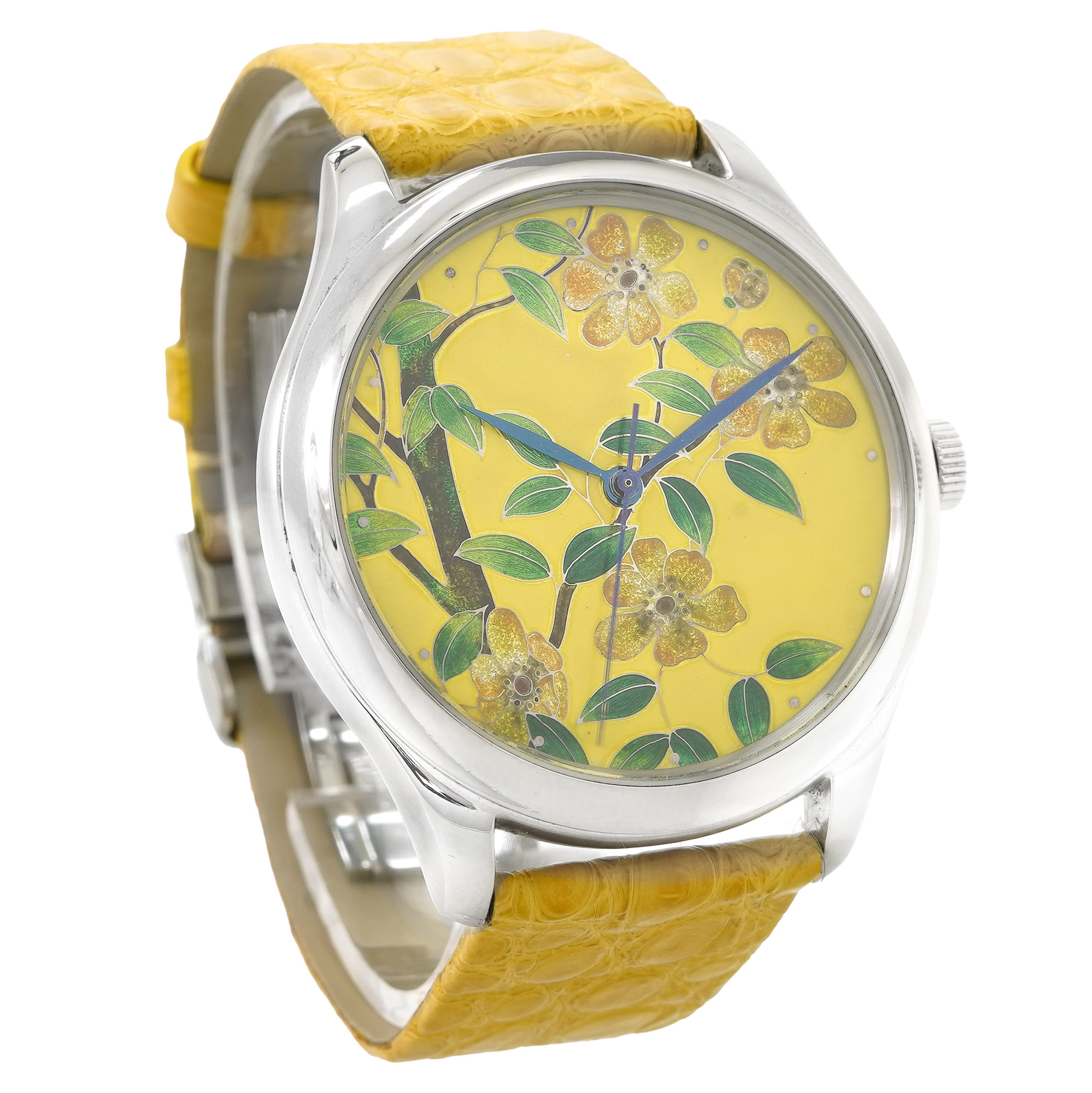 Hemingway Cloisonne Dial Floral Motif Automatic - Inventory 5578