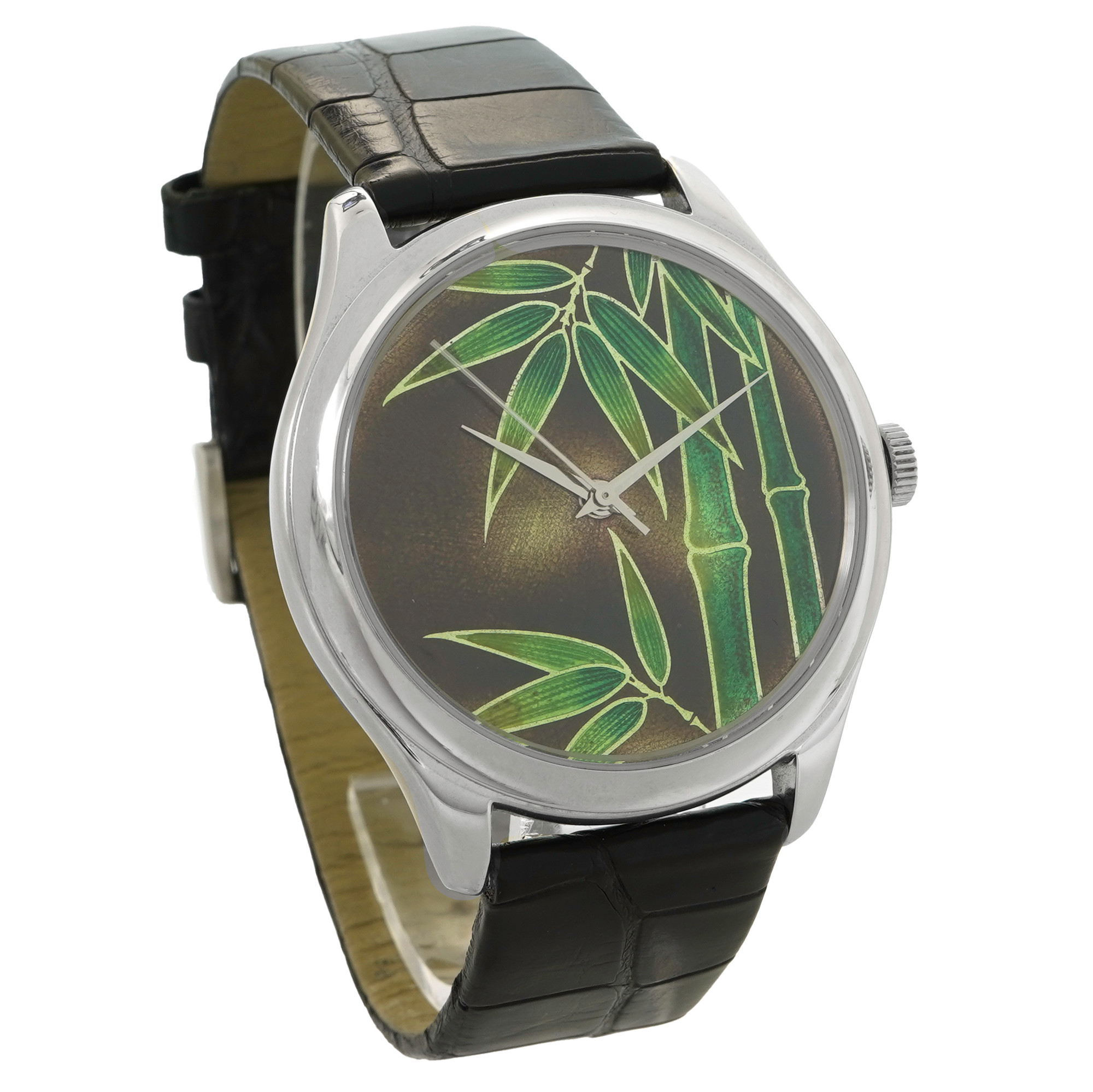 Hemingway Cloisonne Dial Bamboo Motif Automatic - Inventory 5579