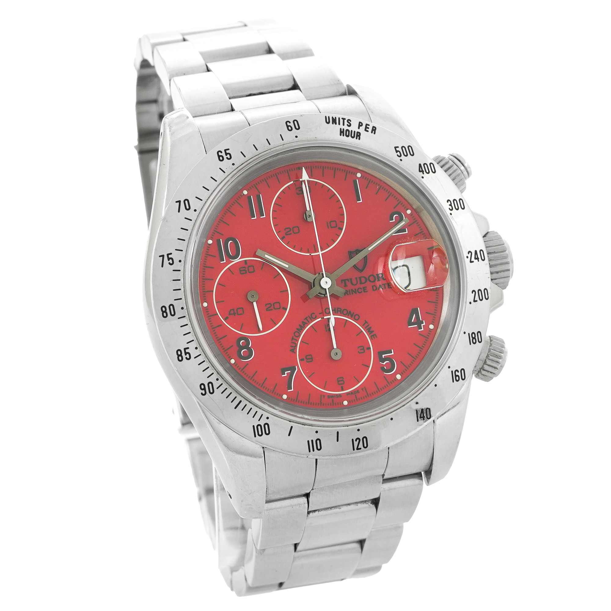 Tudor Prince Date Chronograph *Red Dial* 79280 - Inventory 5577