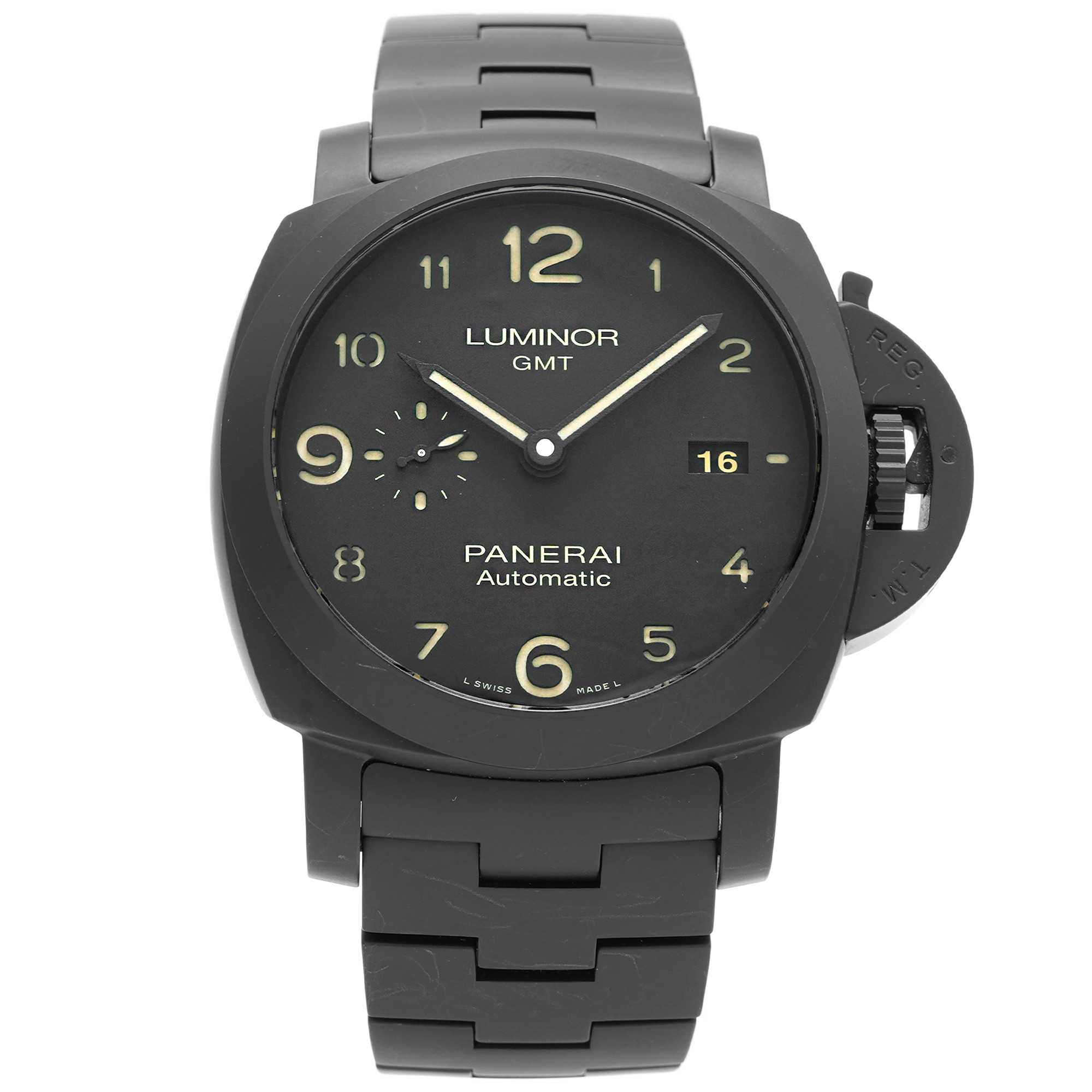 Panerai Tuttonero Luminor GMT - 44mm - Black Ceramic PAM01438 - Inventory 5641 - Inventory 5641