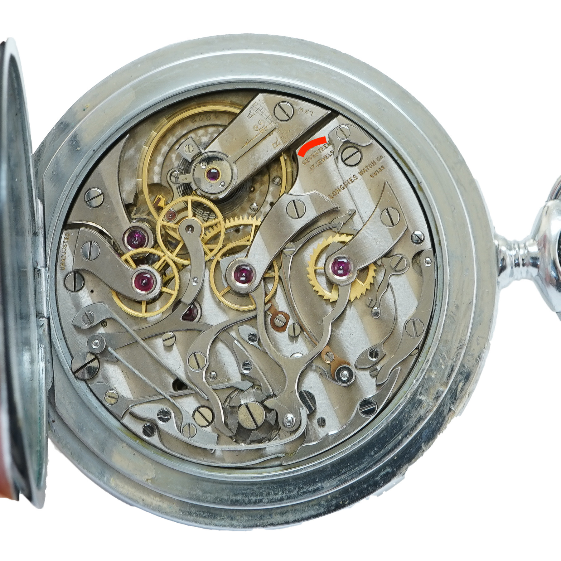 Longines 1941 Pocket Watch with Chronograph - Inventory 5673