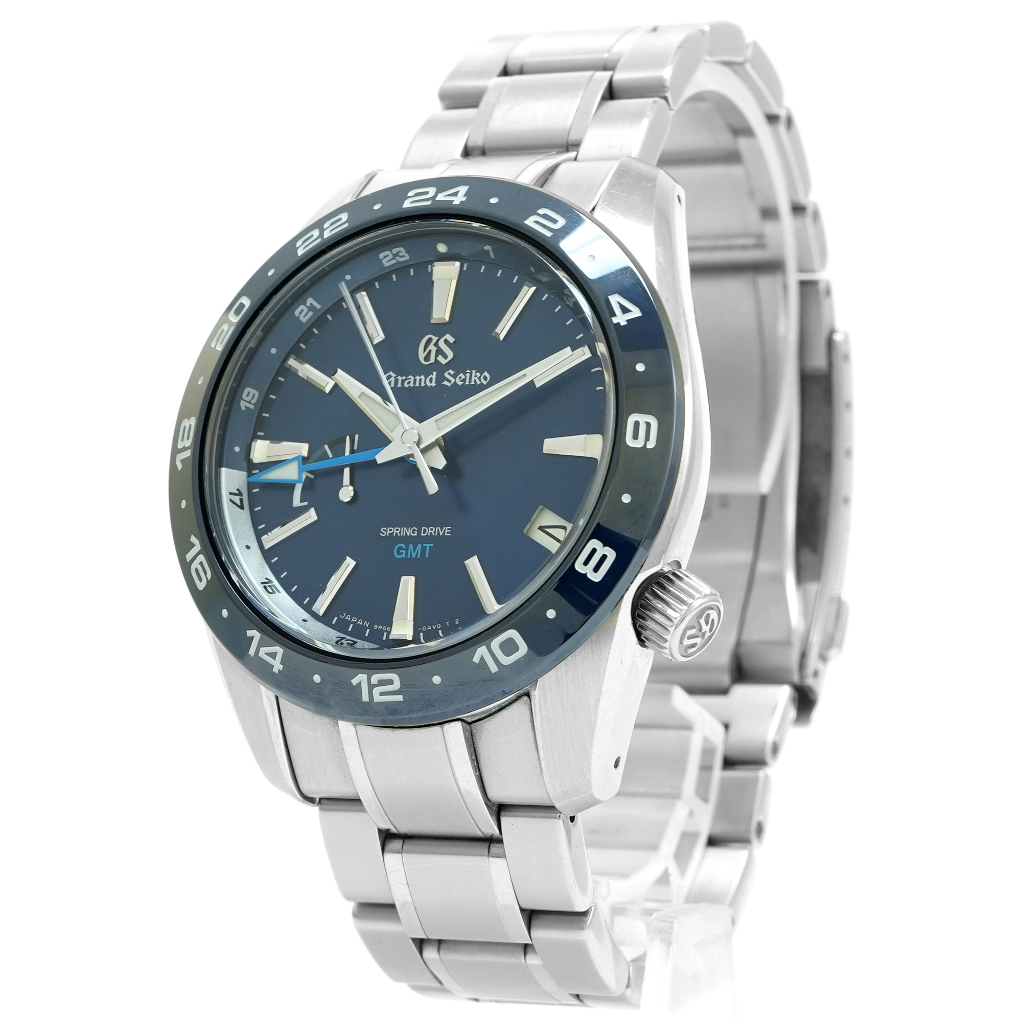 Grand Seiko Spring Drive GMT SBGE255 *Blue Dial* - Inventory 5658