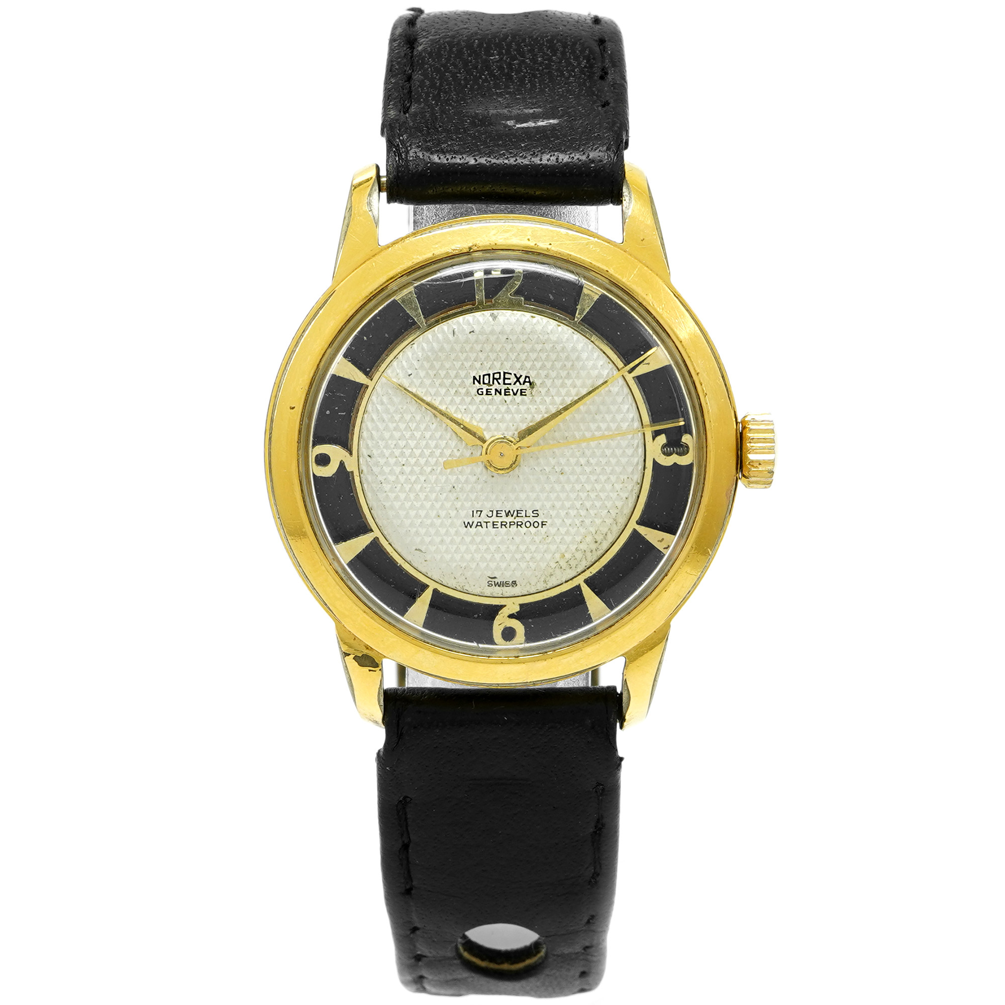 Norexa Classic Round *Silver Waffle Dial* *Vintage* - Inventory