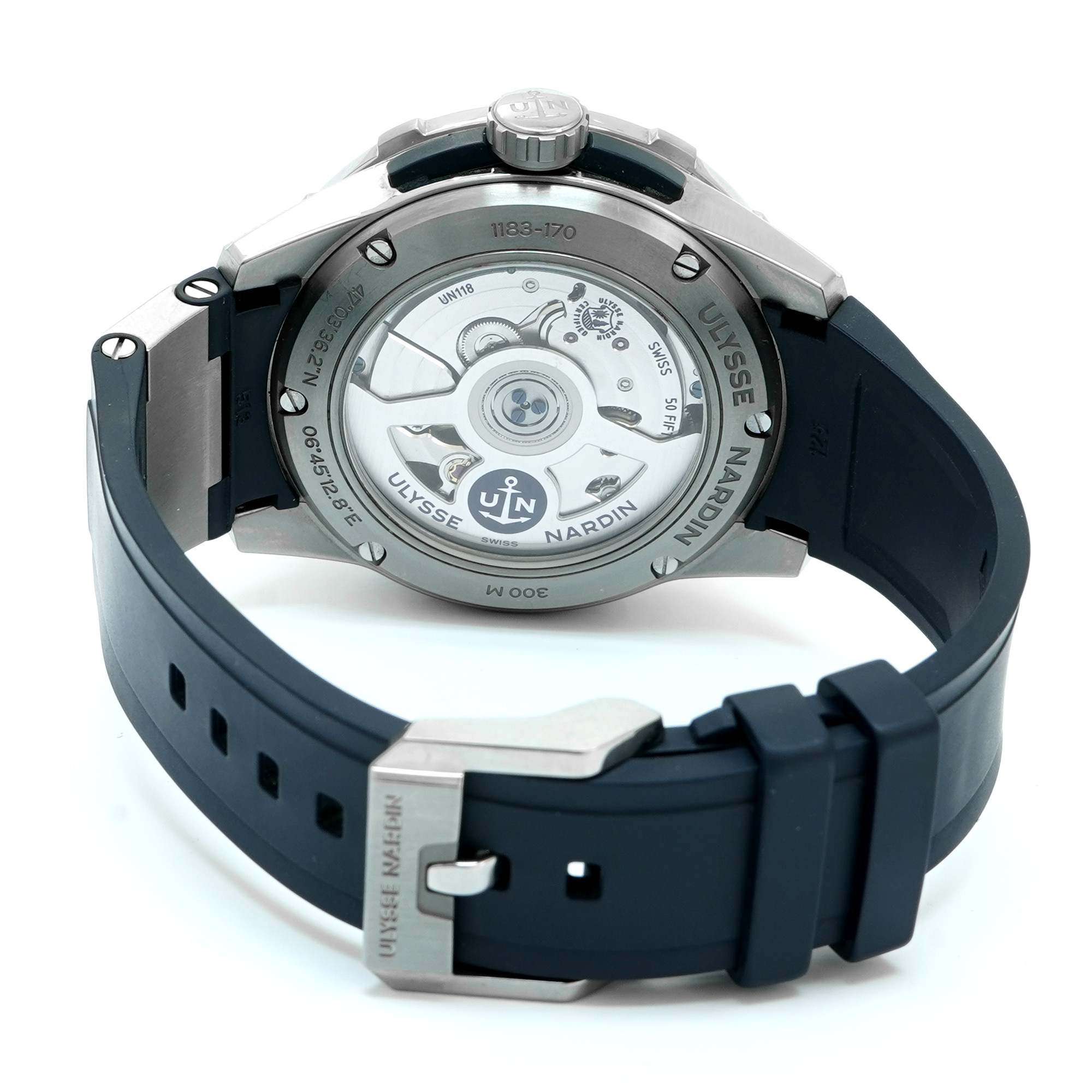 Ulysse Nardin Diver Chronometer 1183-170/93 *Blue Dial & Bezel