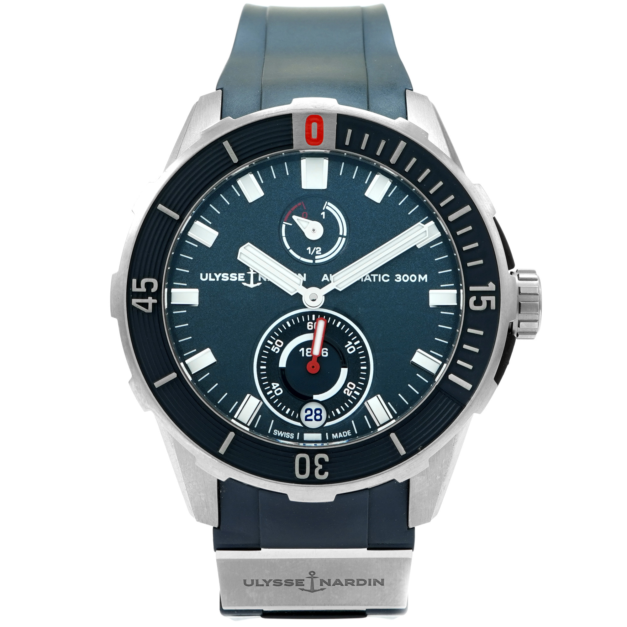 Ulysse Nardin Diver Chronometer 1183-170/93 *Blue Dial & Bezel