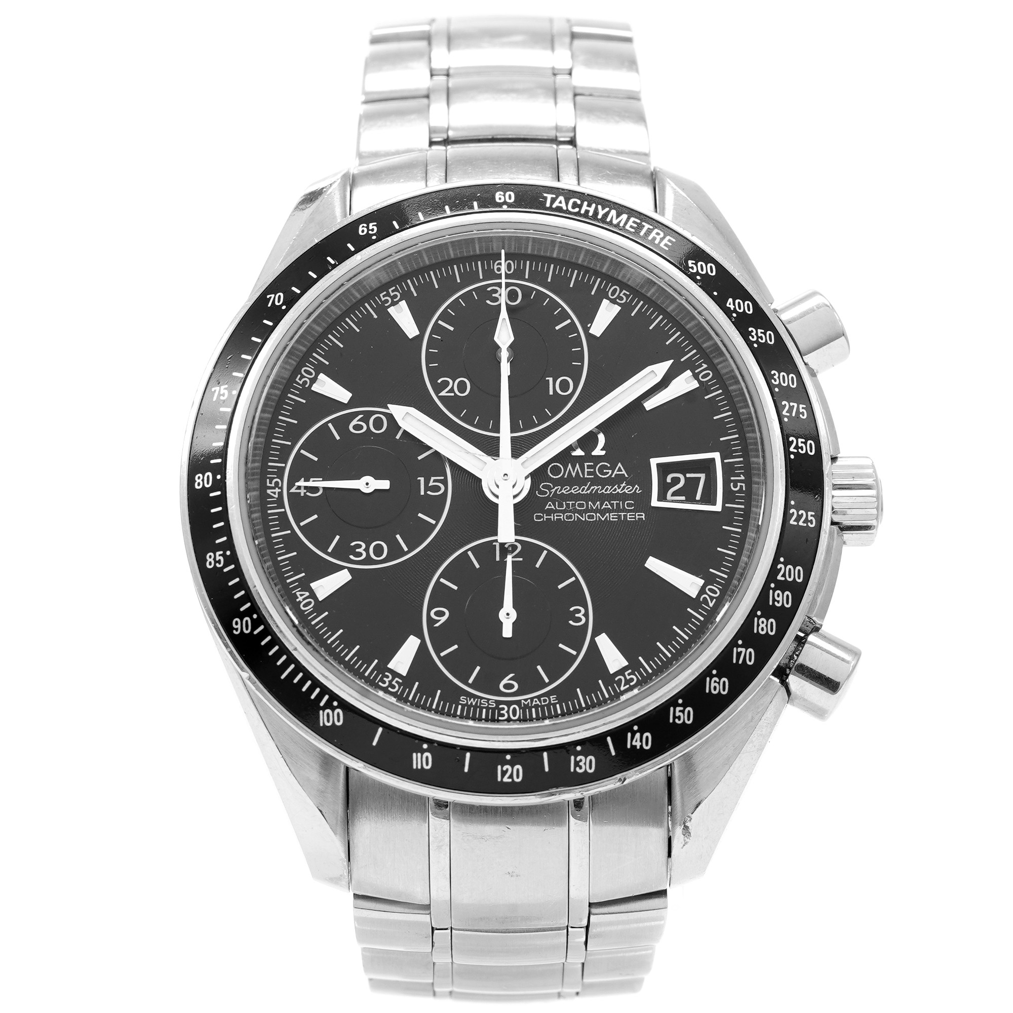 【オーバーホール済み】OMEGA Speed Master 3210.50 Omega Speedmaster Date 40mm 3210.50 - Inventory 5762 - DelrayWatch.com