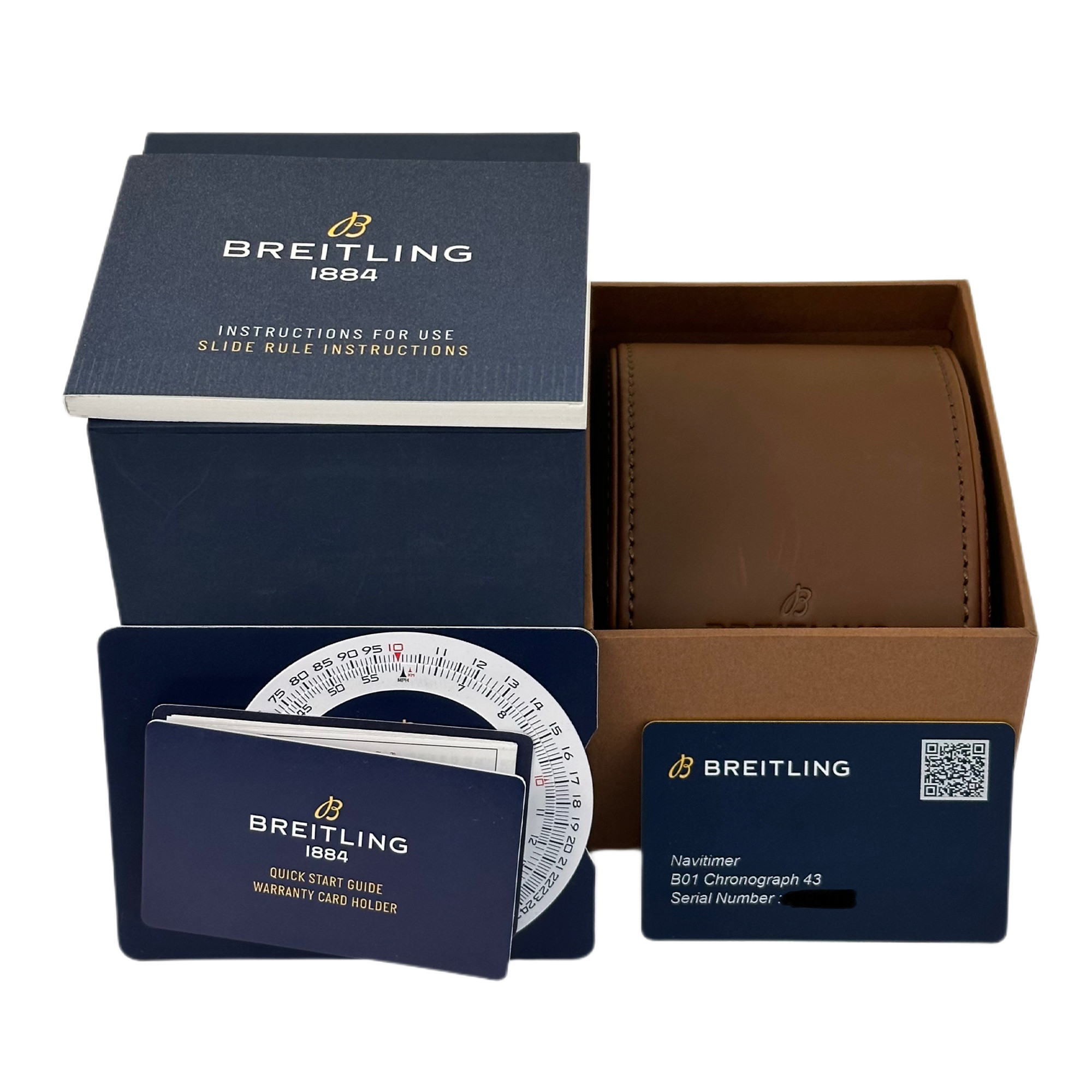 再値引き中※非売品※Breitling ブルゾン Breitling Navitimer B01 Chronograph 43 Swissair AB01211 *2024