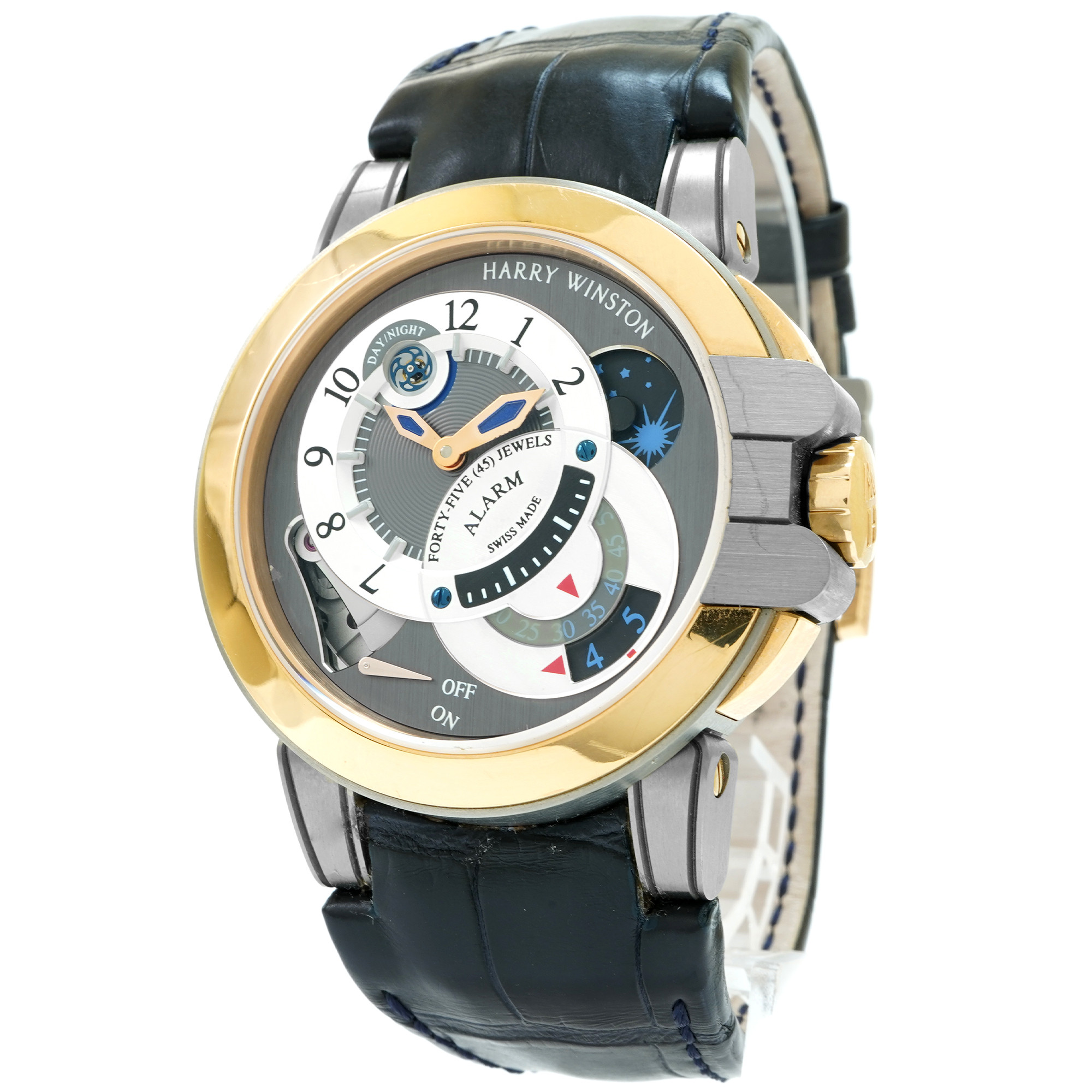 Harry Winston Project Z.Z6 Ocean Excenter Alarm 400-MMAC44WZ Harry Winston Project Z.Z6 Ocean Excenter Alarm 400-MMAC44WZ