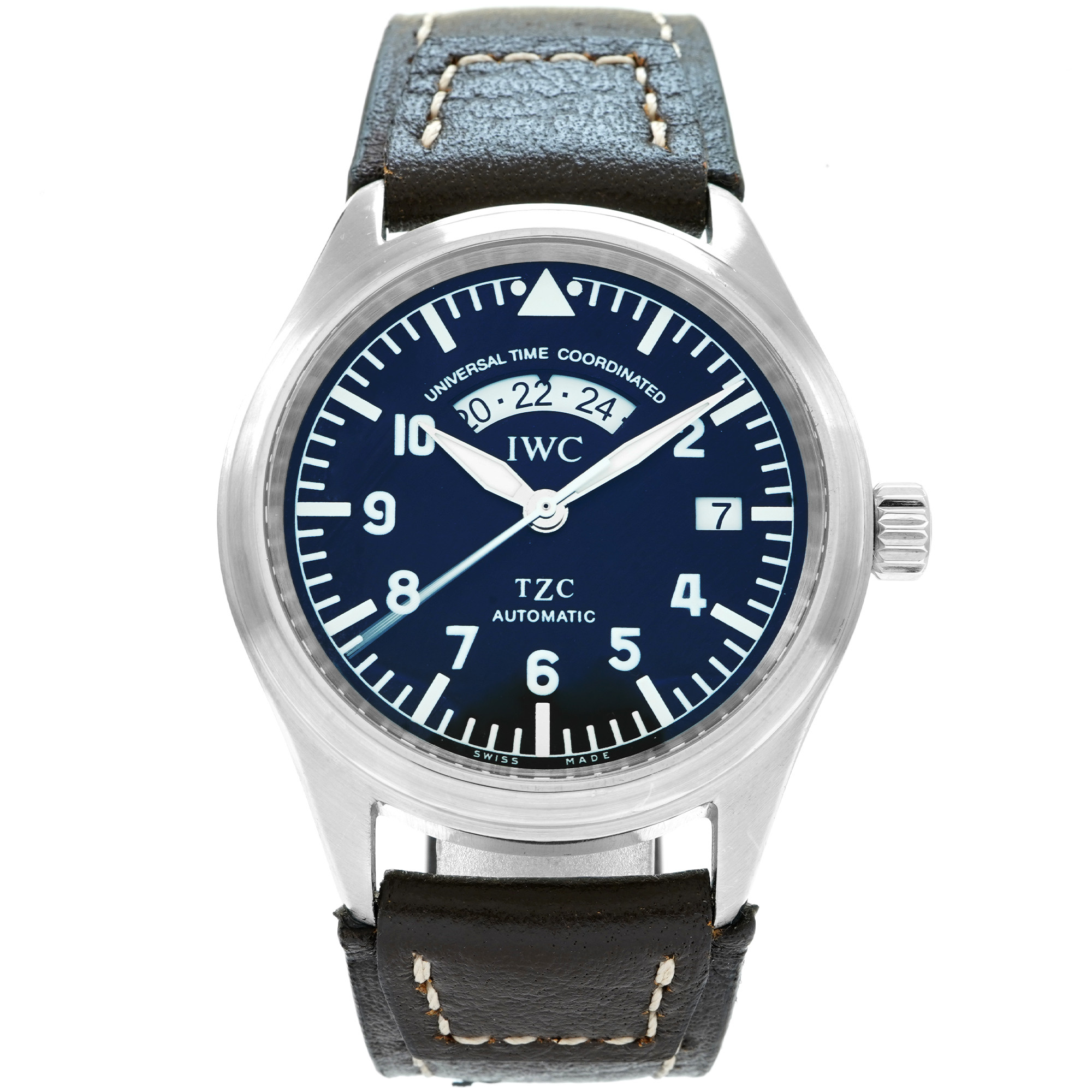 IWC Classic Pilot UTC TZC - Inventory 5851 - DelrayWatch.com