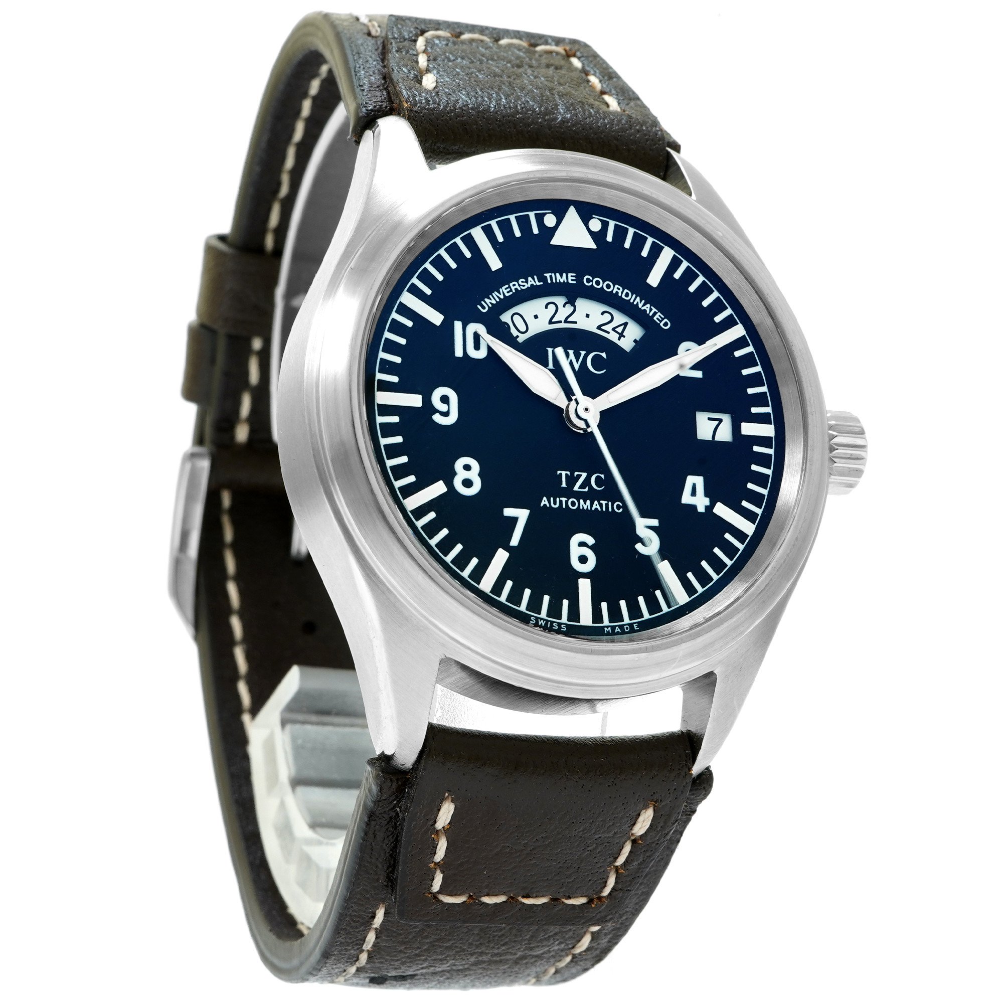 IWC Classic Pilot UTC TZC - Inventory 5851 - DelrayWatch.com