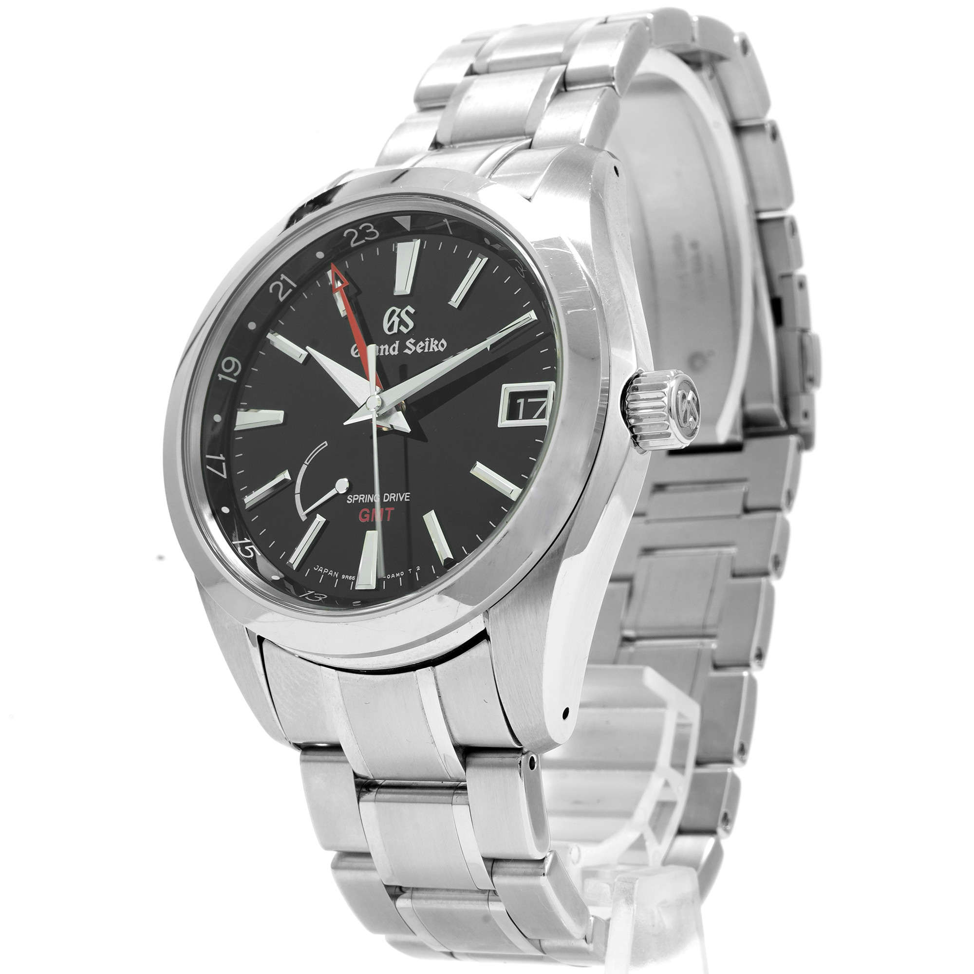 Grand Seiko Spring Drive GMT Black SBGE211 - Inventory 5890