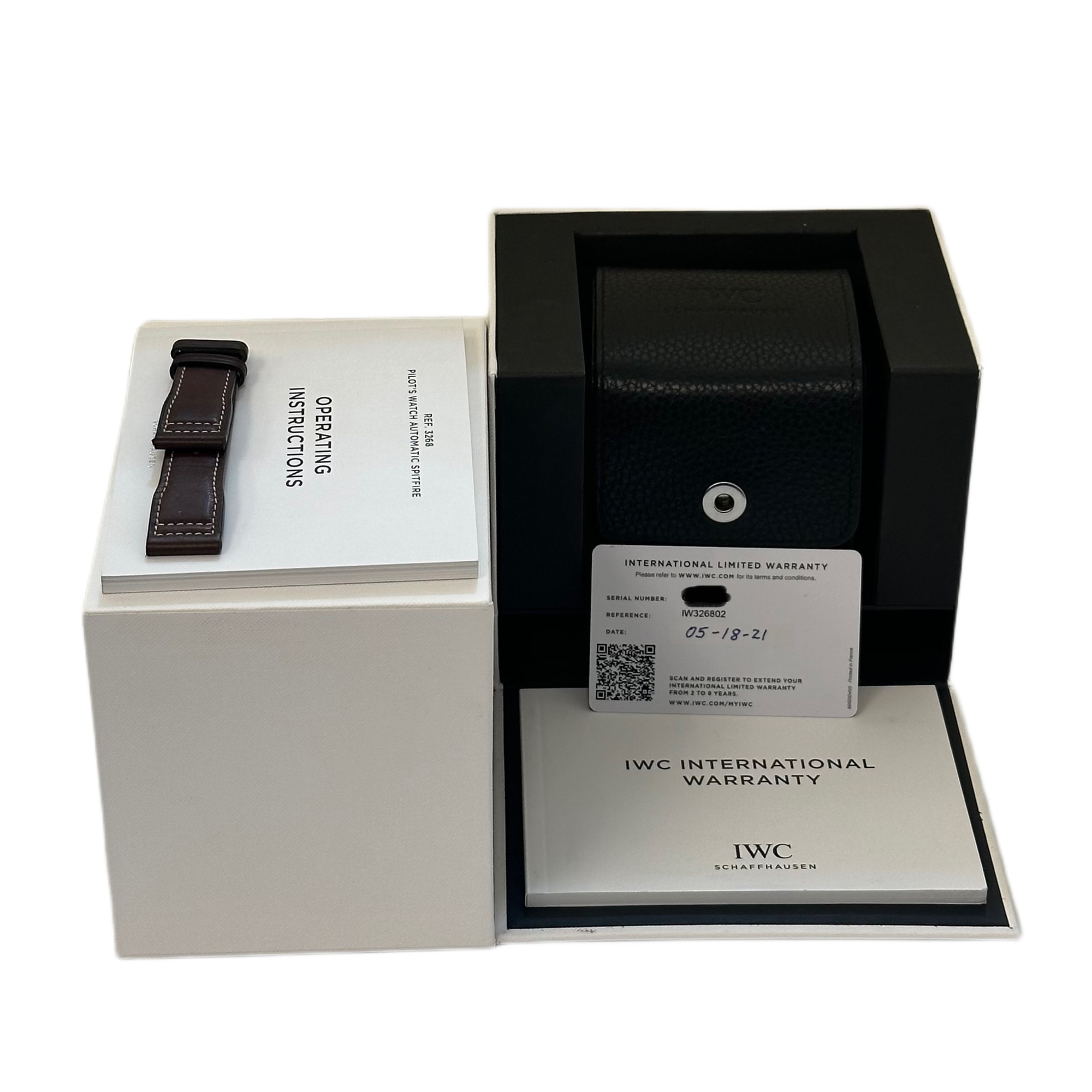 IWC Pilots Watch Automatic Spitfire IW326802 *2021* *Green Dial* - Inventory 5911