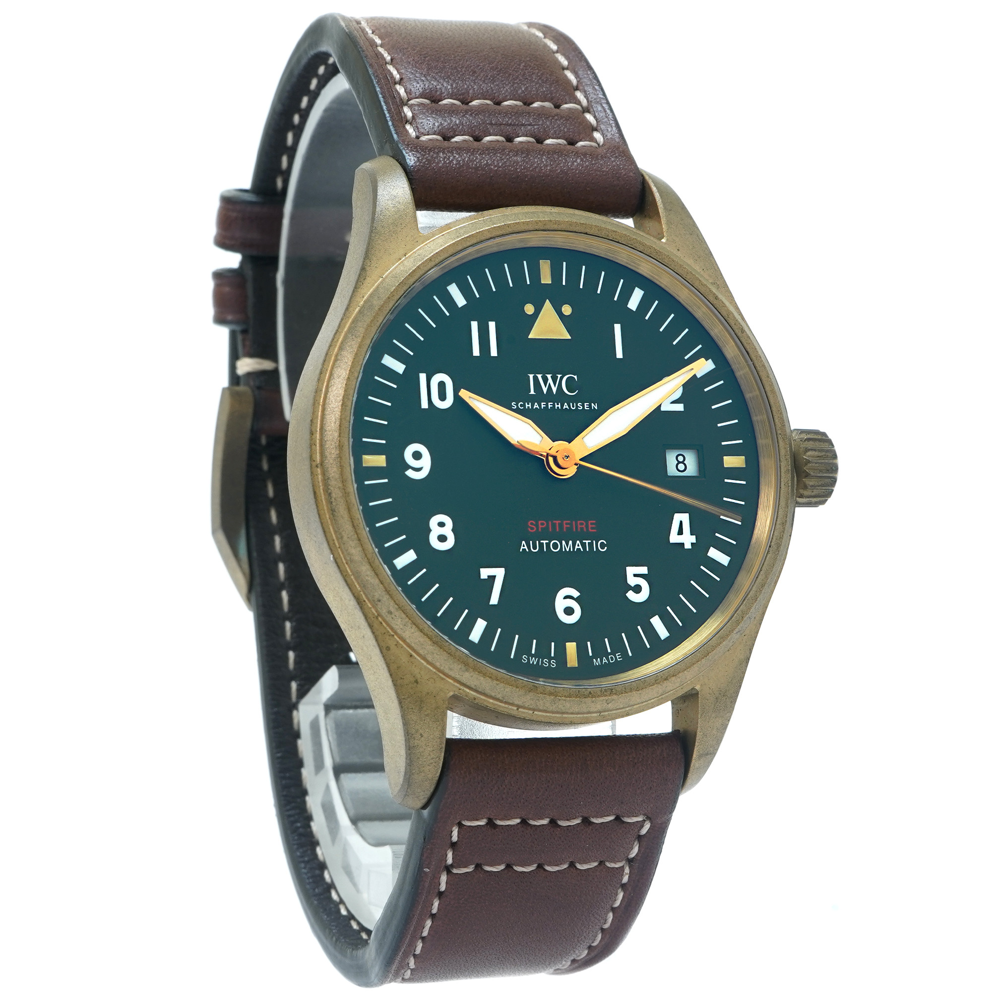 IWC Pilots Watch Automatic Spitfire IW326802 *2021* *Green Dial* - Inventory 5911