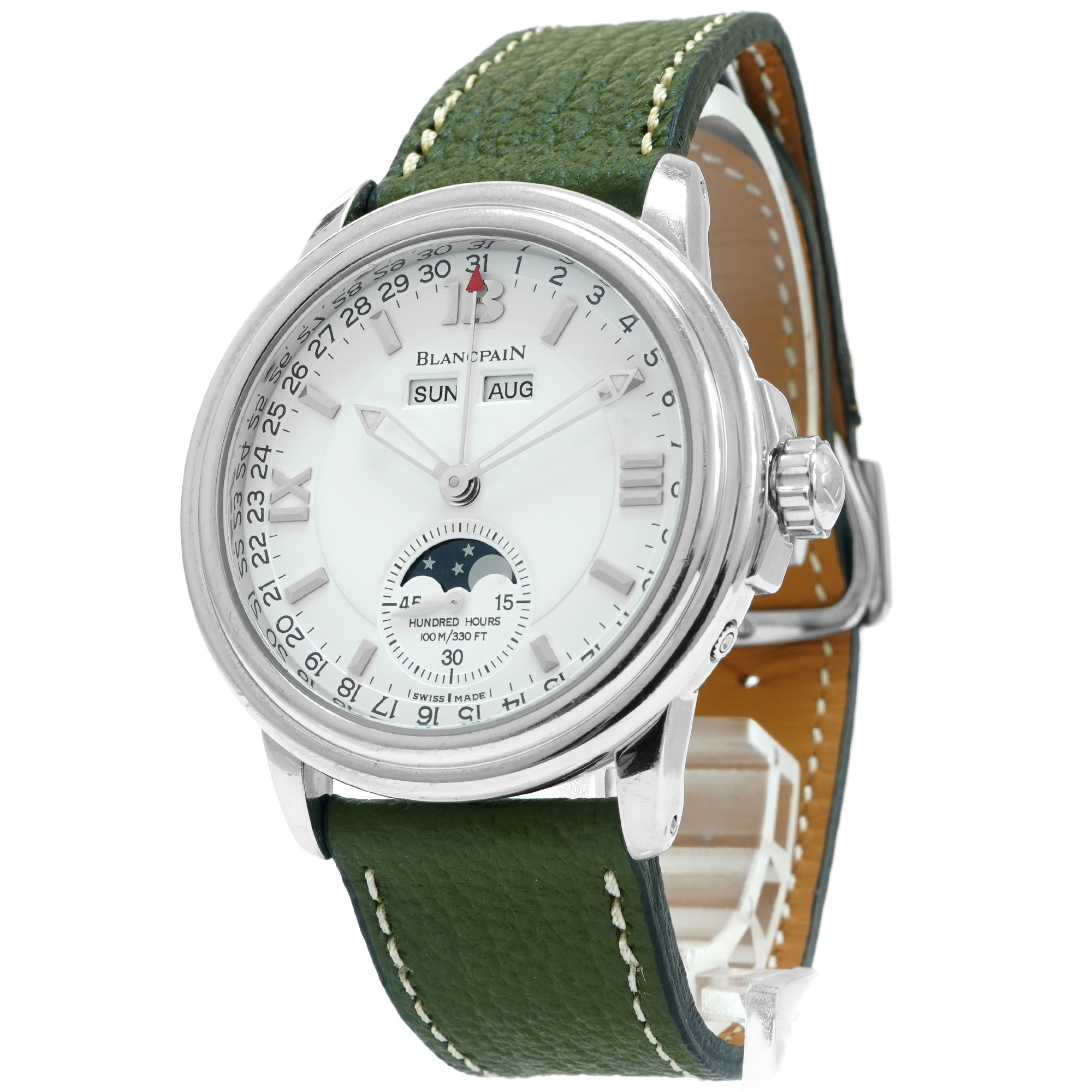 Blancpain Leman 38mm 2763-1127-53B - Inventory 5824 - DelrayWatch.com