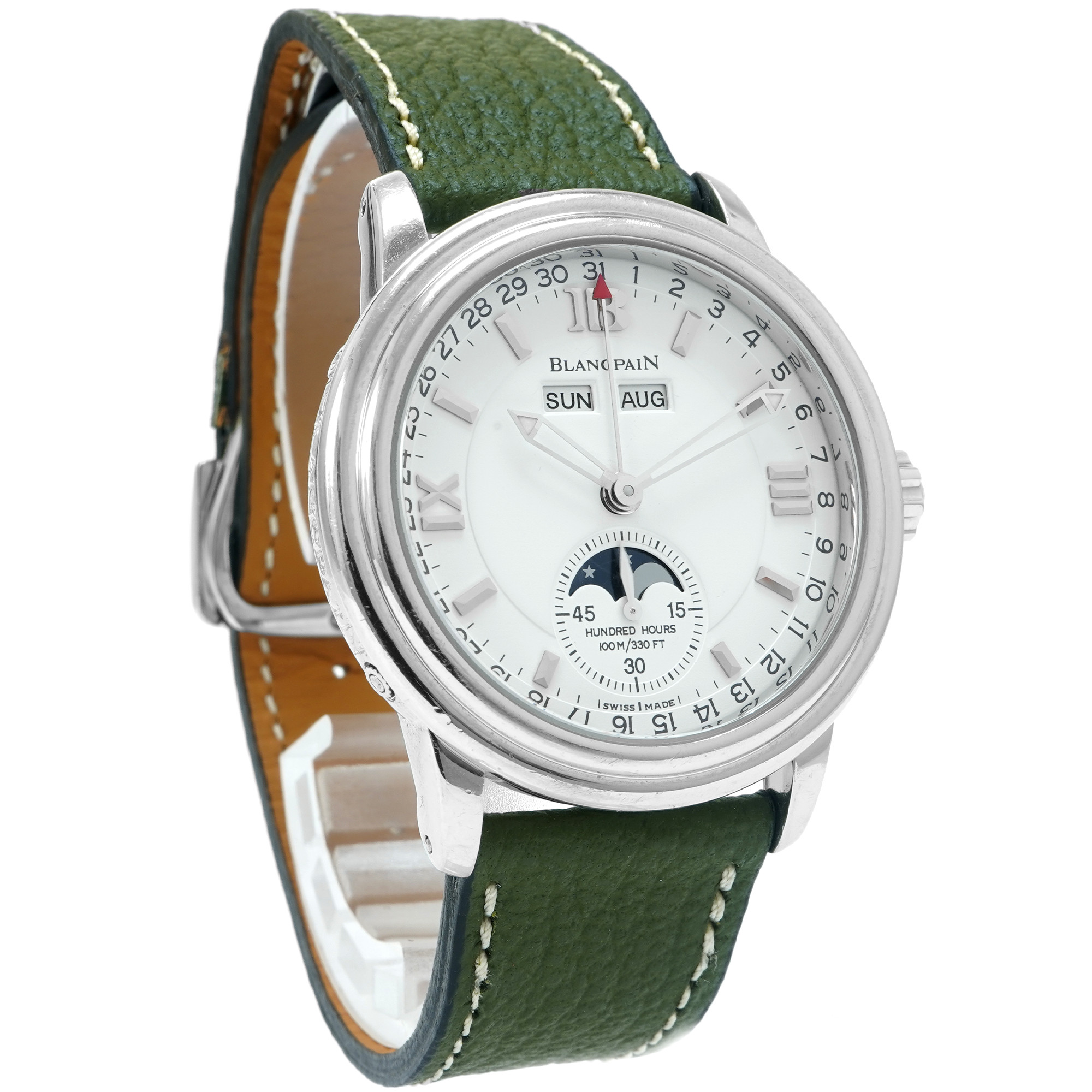 Blancpain Leman 38mm 2763-1127-53B - Inventory 5824 - DelrayWatch.com