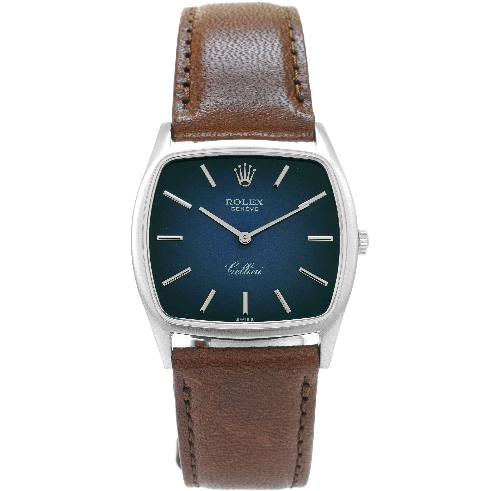 Rolex Cellini 3805 *Blue Vignette Dial* *Vintage* - Inventory 5941