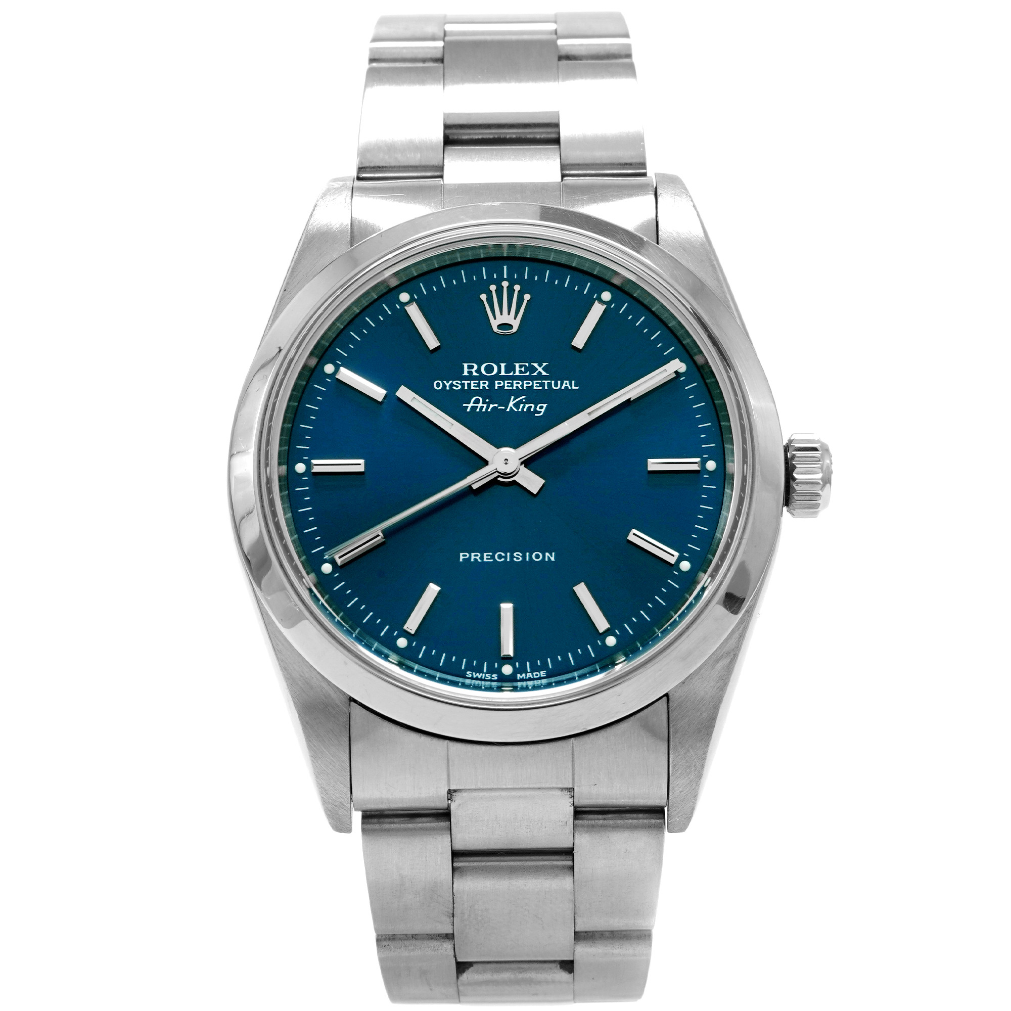Rolex Air-King 14000 *Blue Dial* - Inventory 5957 - DelrayWatch.com