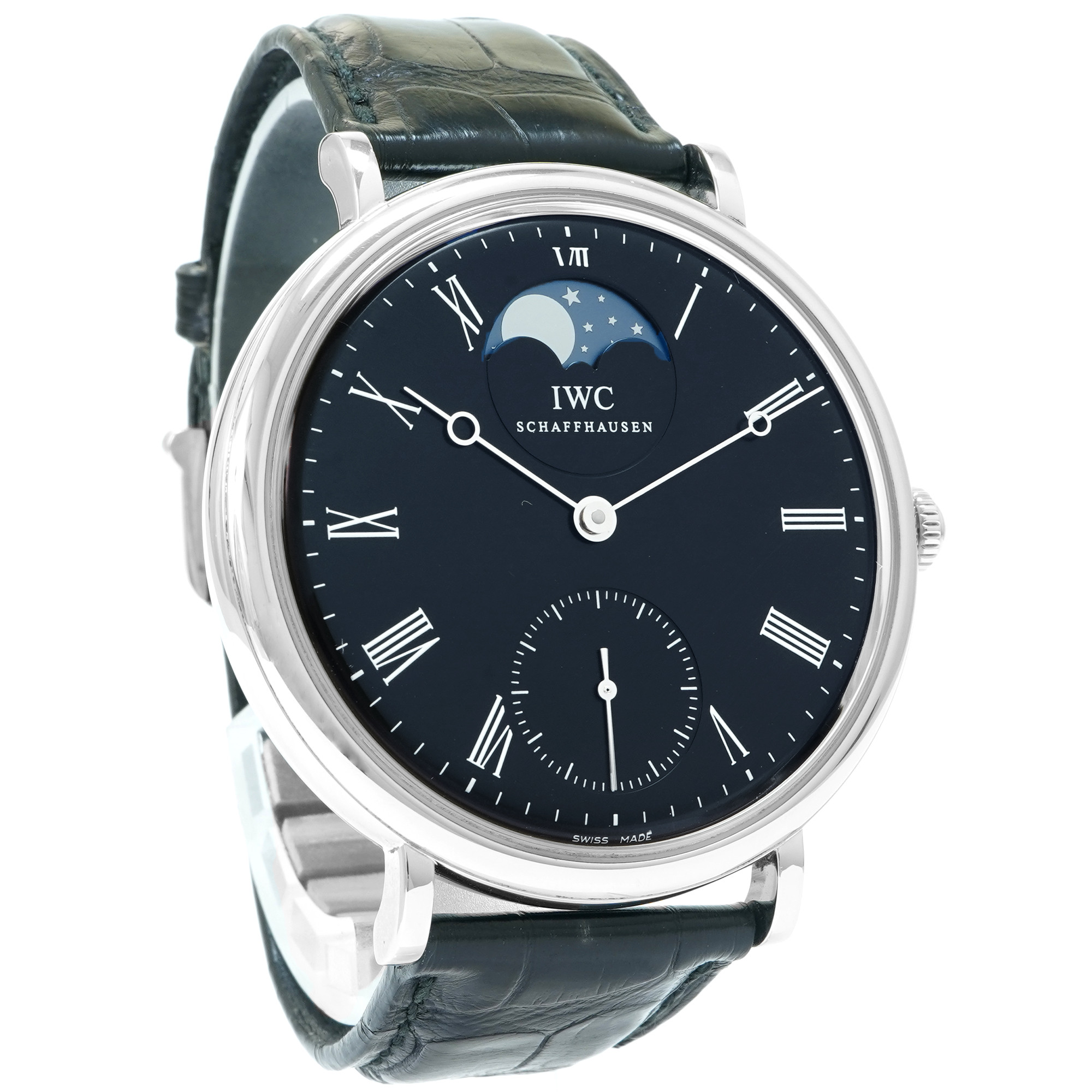 IWC Portofino Moonphase IW544801 *Black Dial*  - Inventory 5983
