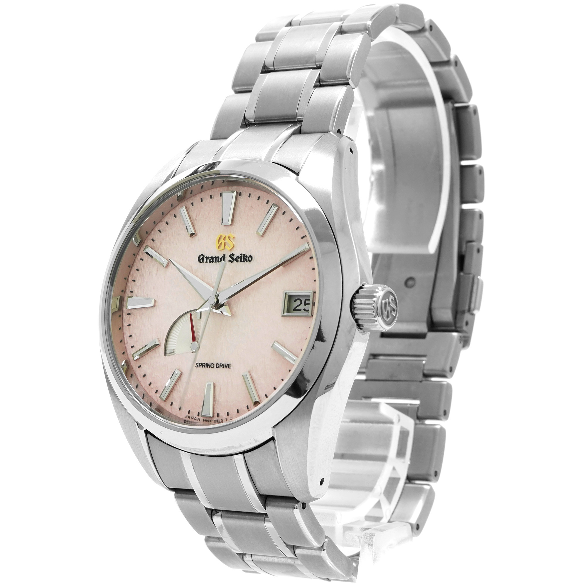 Grand Seiko Pink Snowflake Shunbun Spring Drive Titanium SBGA497G *Unworn* *2024* - Inventory 6010