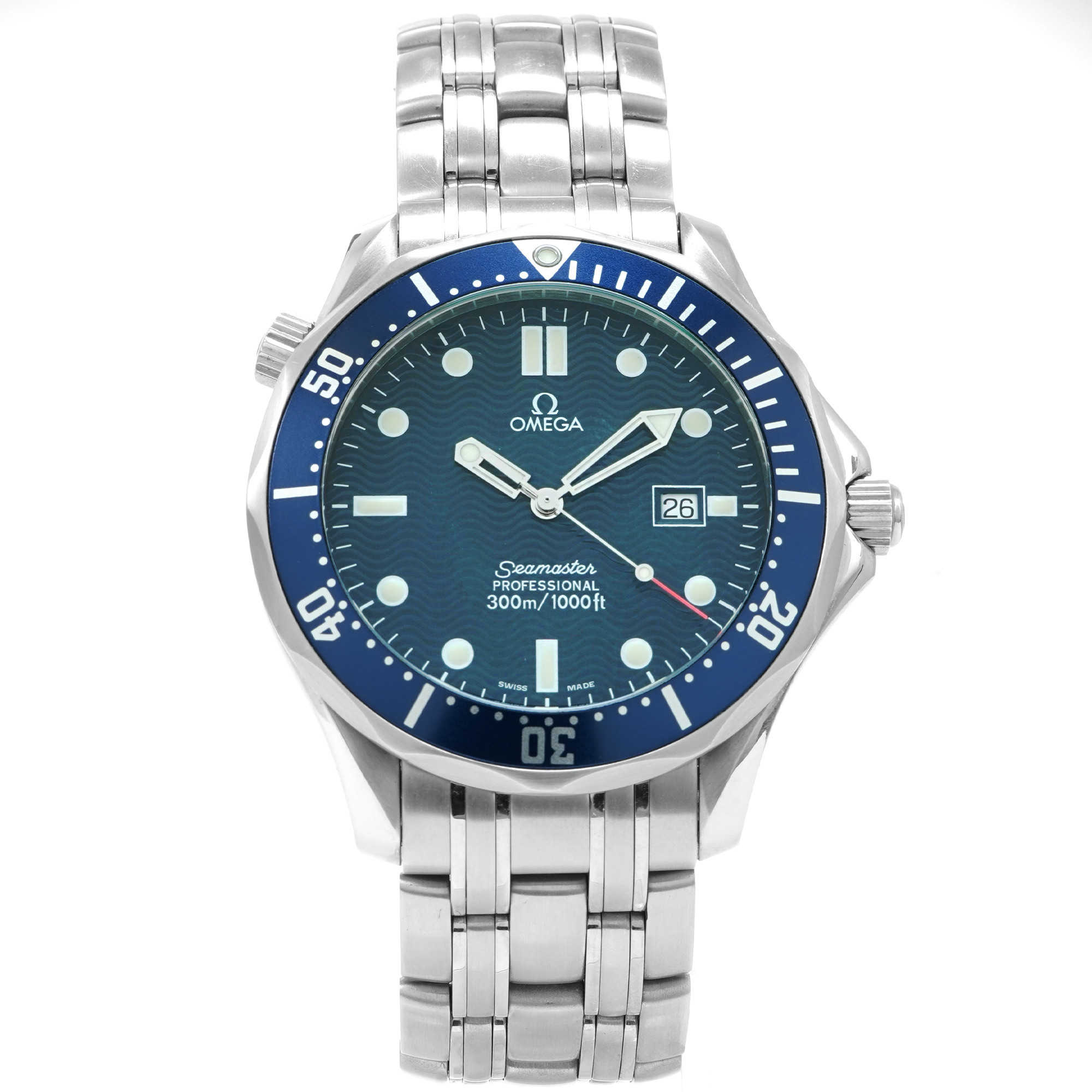 Omega Seamaster Professional 300 M Quartz 41mm 2541.80.00 *Blue Dial* - Inventory 6027