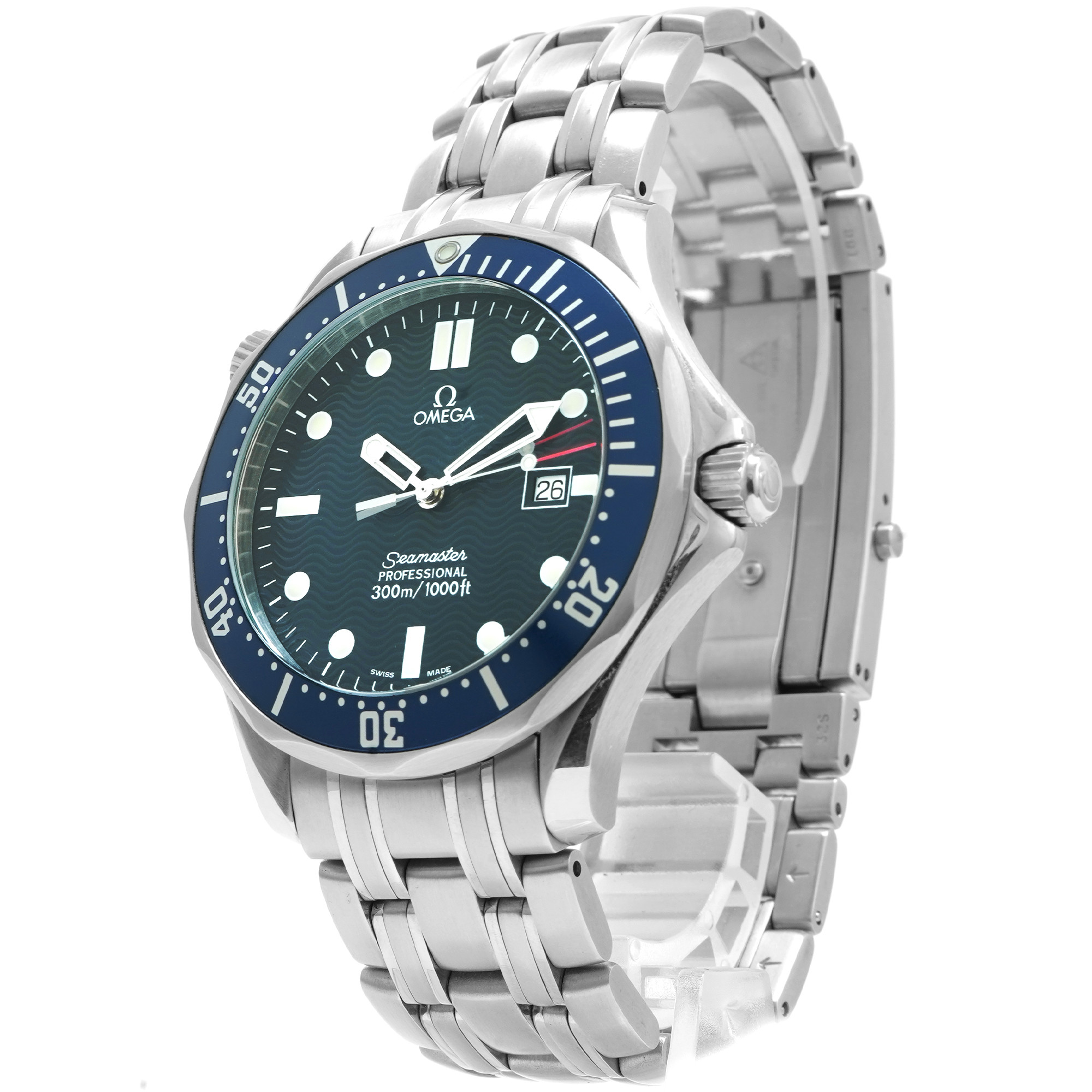 Omega Seamaster Professional 300 M Quartz 41mm 2541.80.00 *Blue Dial* - Inventory 6027