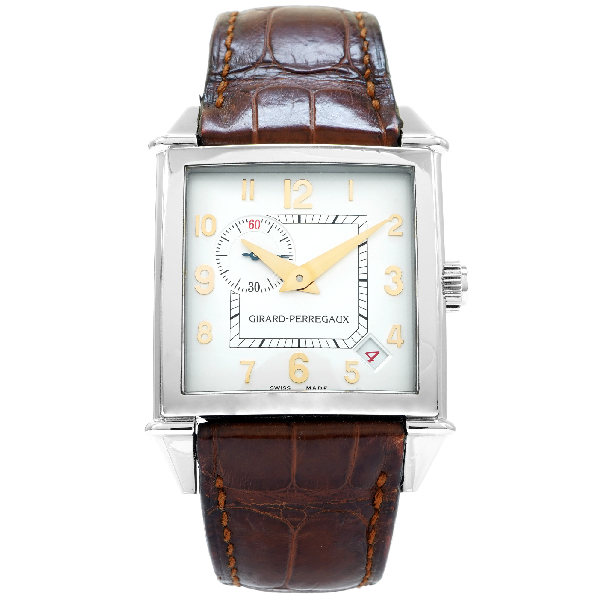 GIrard Perregaux 1945 Square Small Seconds 25815-11-111-BACA - Inventory 6064