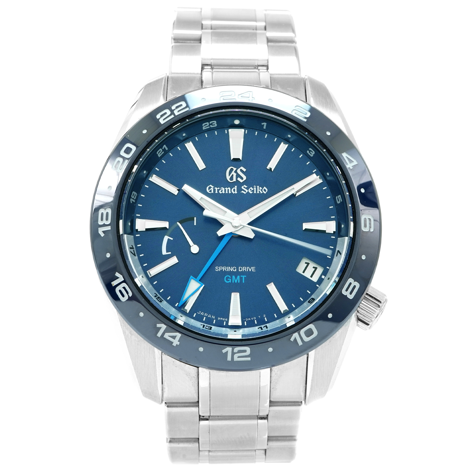 Grand Seiko Spring Drive GMT SBGE255 *Blue* - Inventory 6116