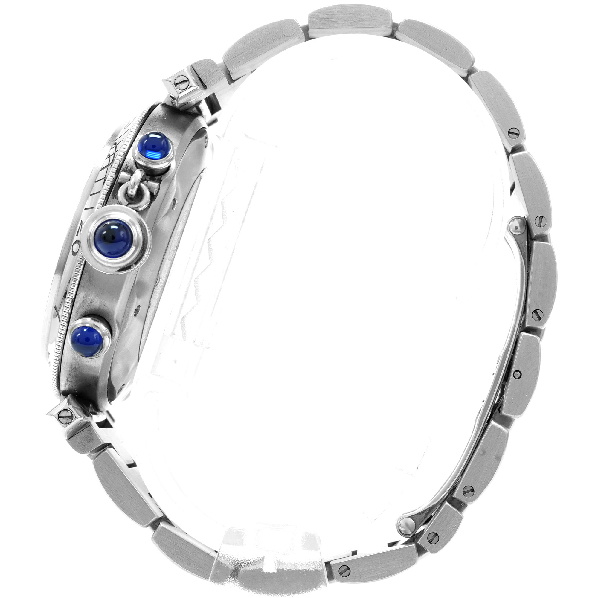 Cartier Pasha Chronograph 38mm W31018H3 - Inventory 6056