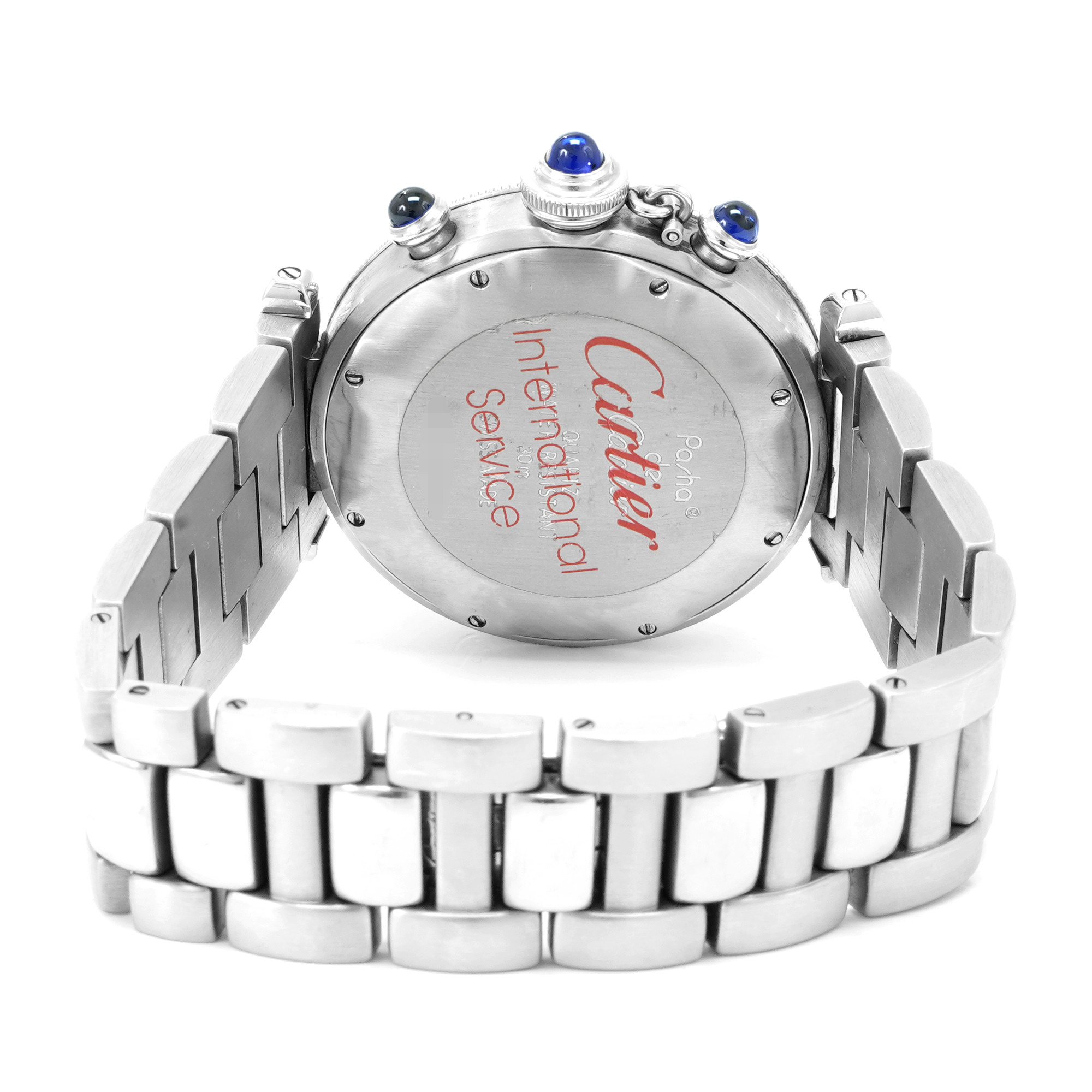 Cartier Pasha Chronograph 38mm W31018H3 - Inventory 6056