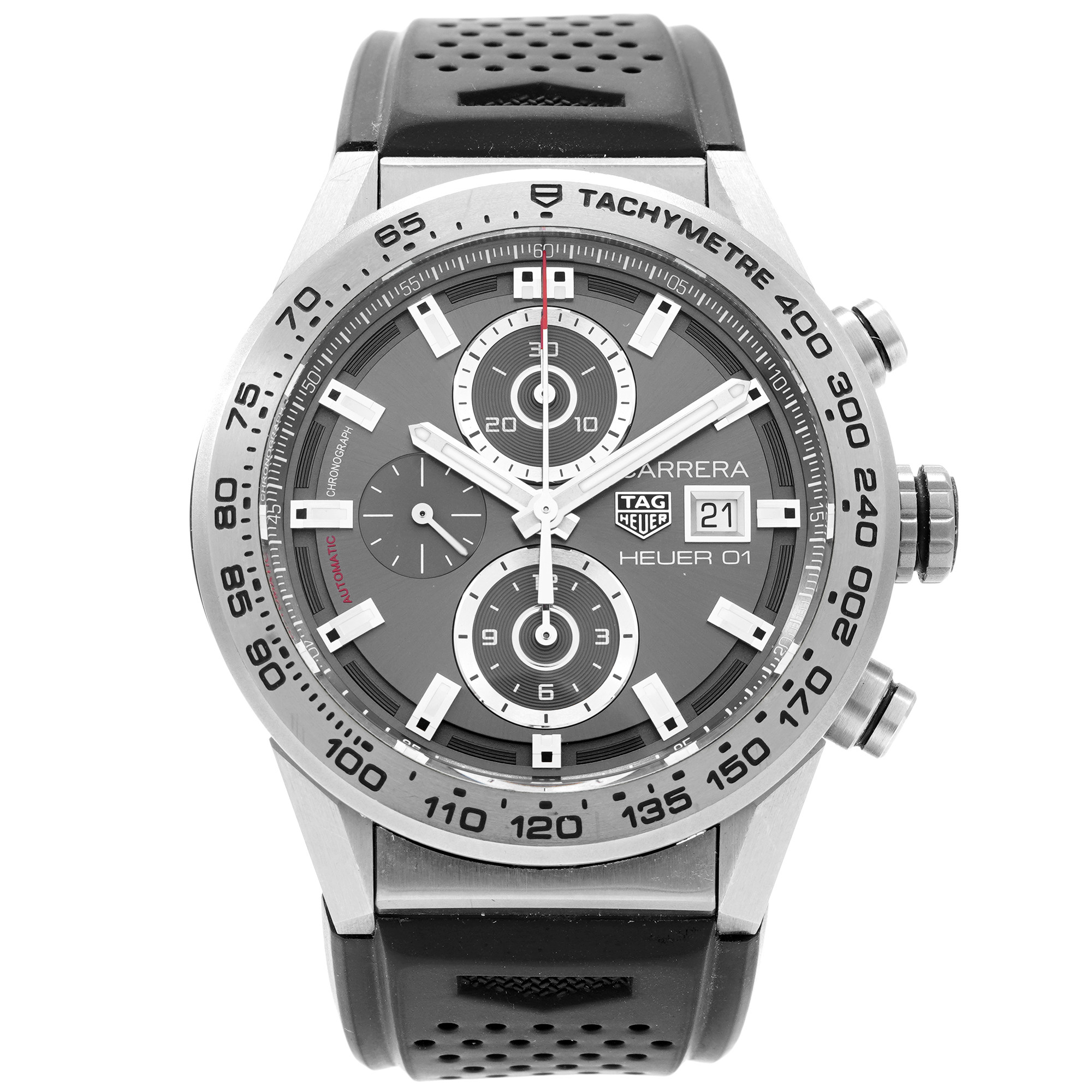 TAG Heuer Carrera Caliber Heuer 01 Chronograph CAR208Z - Inventory 6186