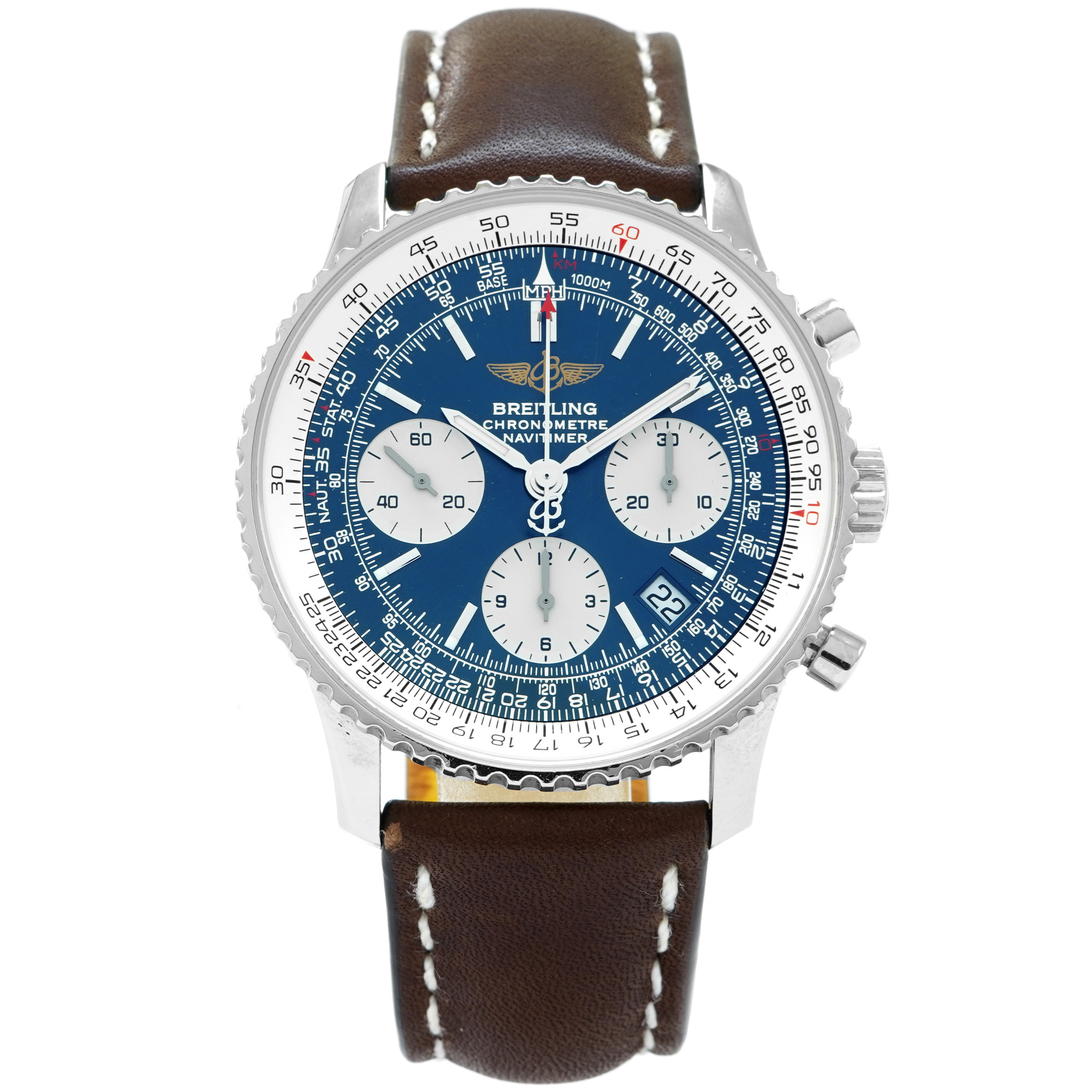 Breitling Navitimer 41mm *Blue Dial* A23322 - Inventory 6154
