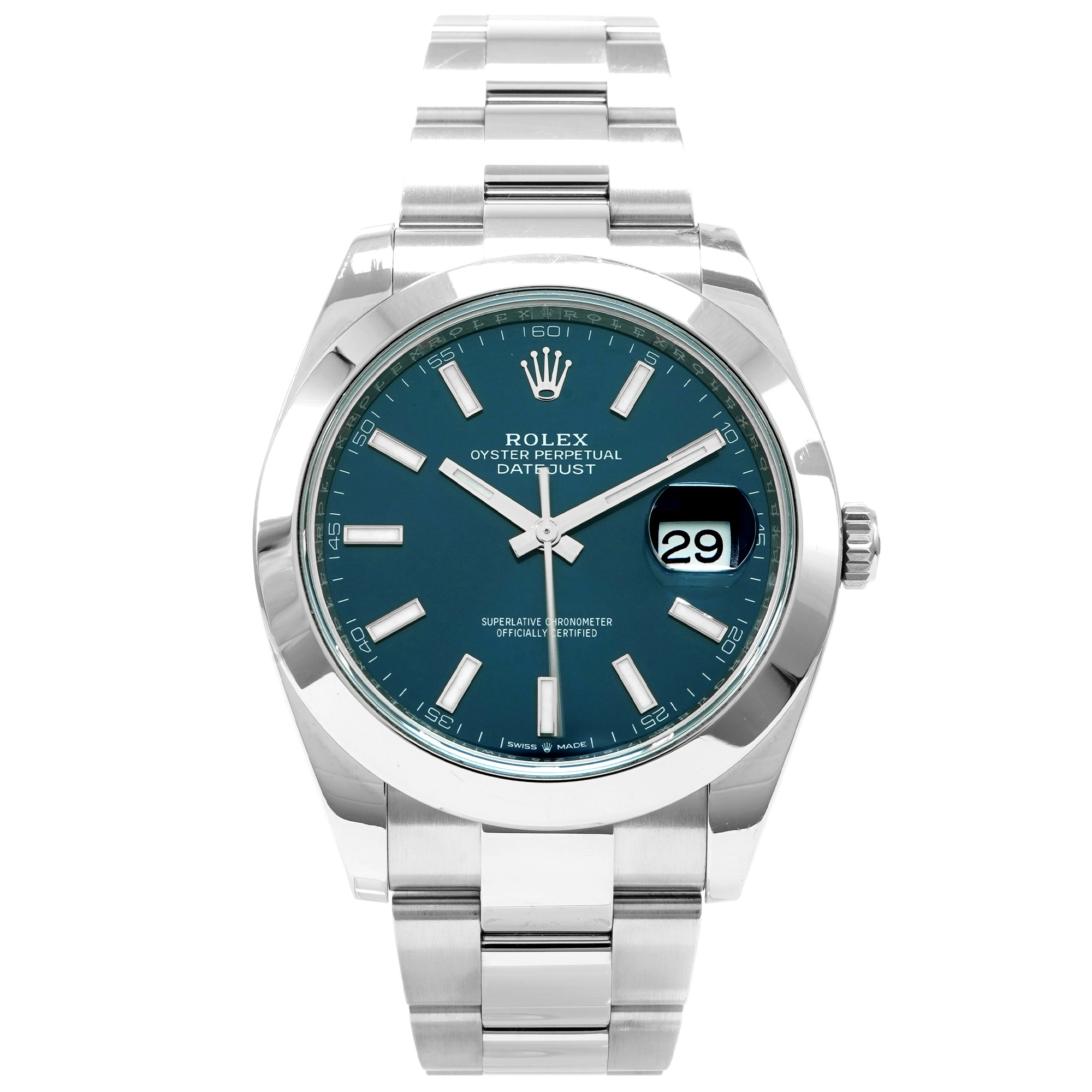 Rolex Datejust 41 126300 *Blue Dial* - Inventory 6239