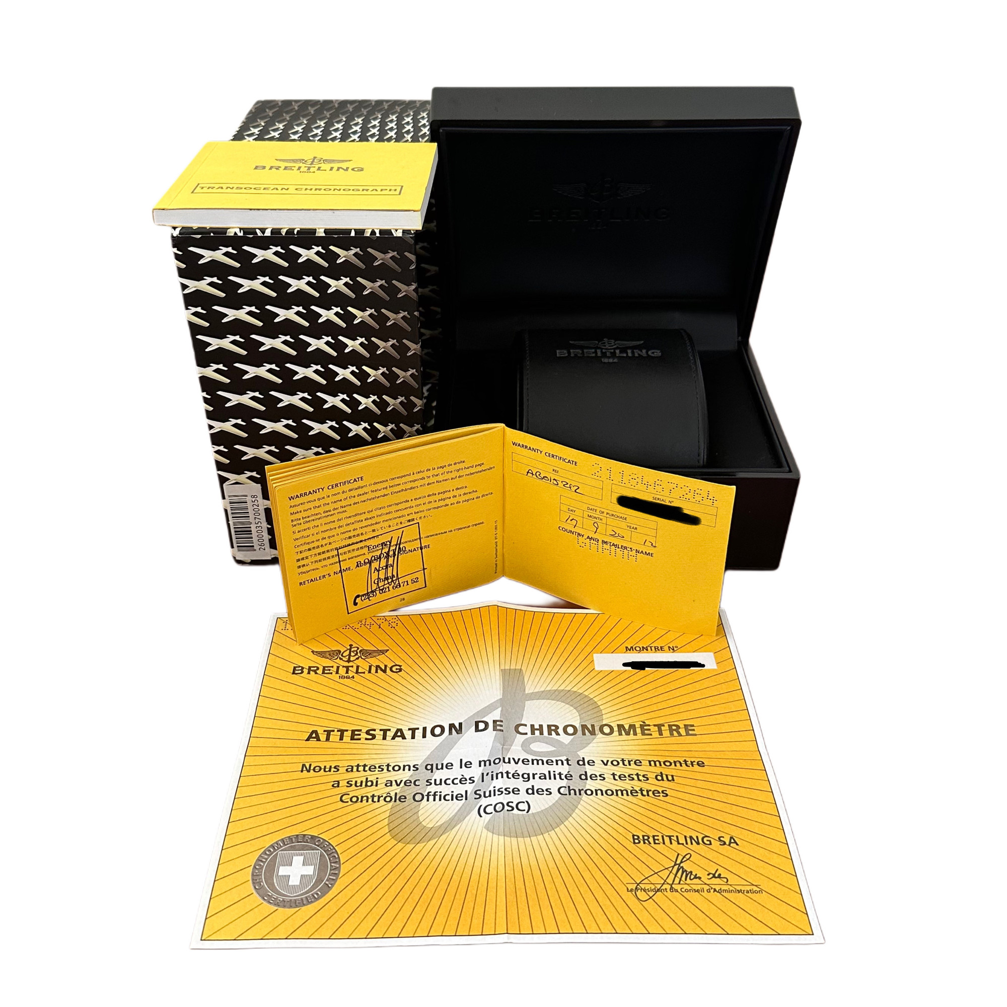 Breitling TransOcean Chronograph AB015212 - Inventory 6263