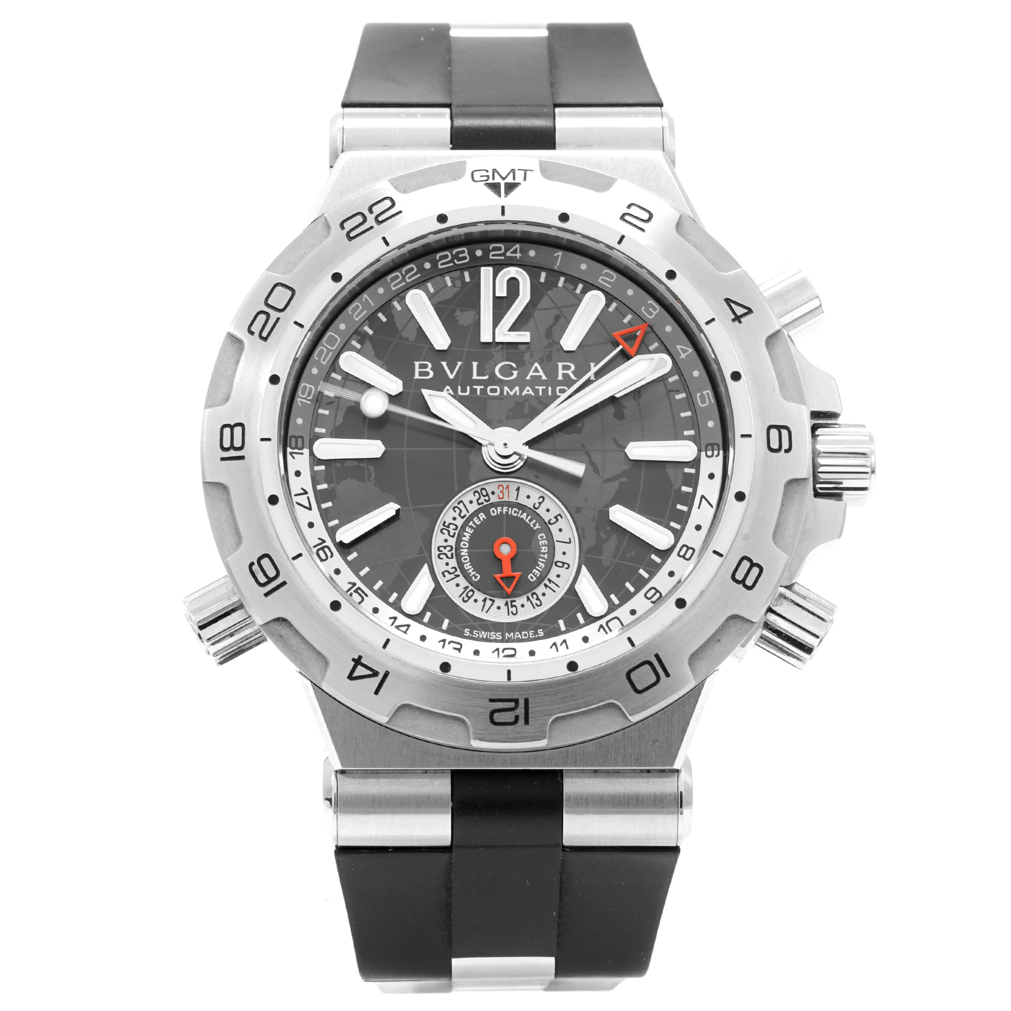 Bulgari Diagono GMT DP 42 S GMT - Inventory 6341 - DelrayWatch.com