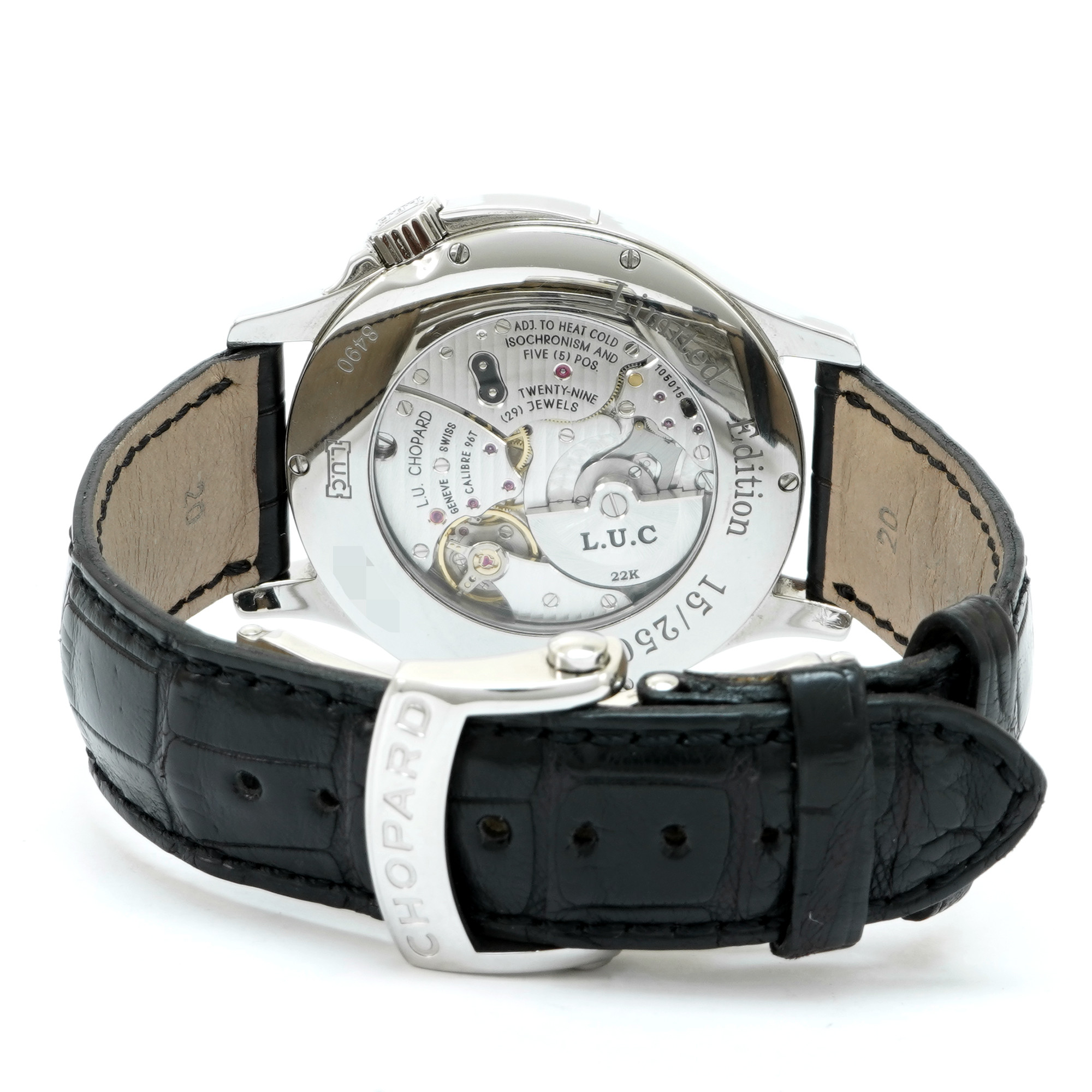 【中古】 Lucio ルーチョ・ダッラ Chopard L.U.C. Tech Twist 96 Automatic 16/8490 *Limited Edition