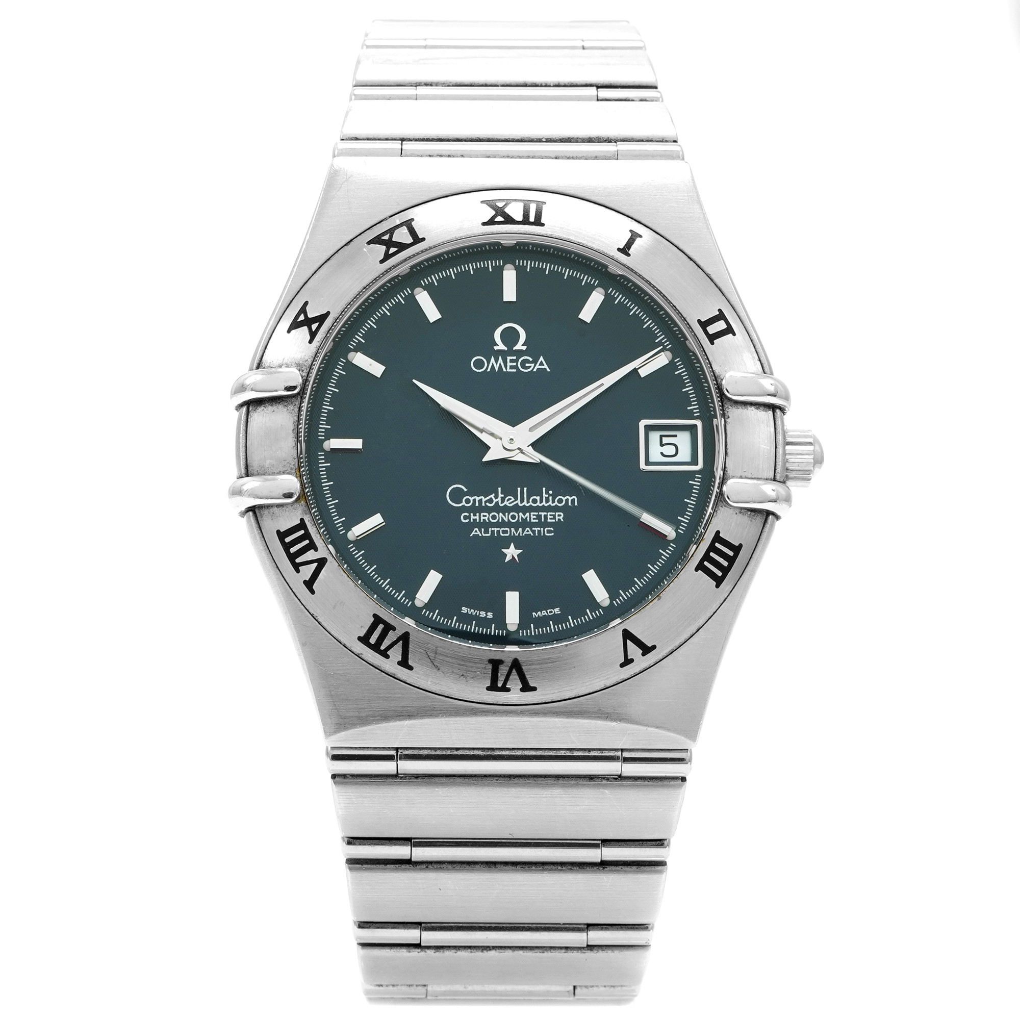 Omega Constellation 35.5mm 1552.40.00 *Blue dial* - Inventory 6380