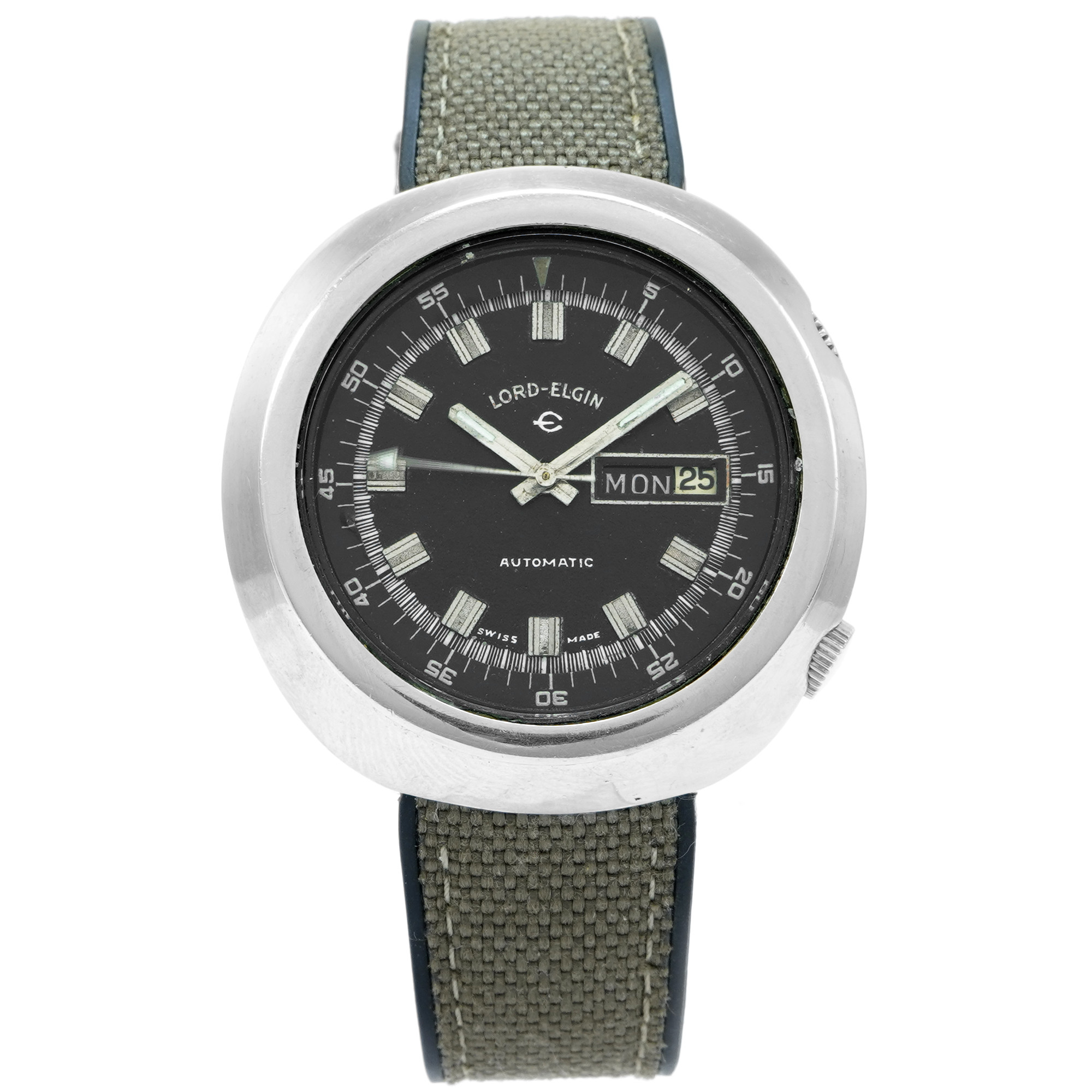 Elgin Automatic Day Date Compressor *Vintage* - Inventory 6417