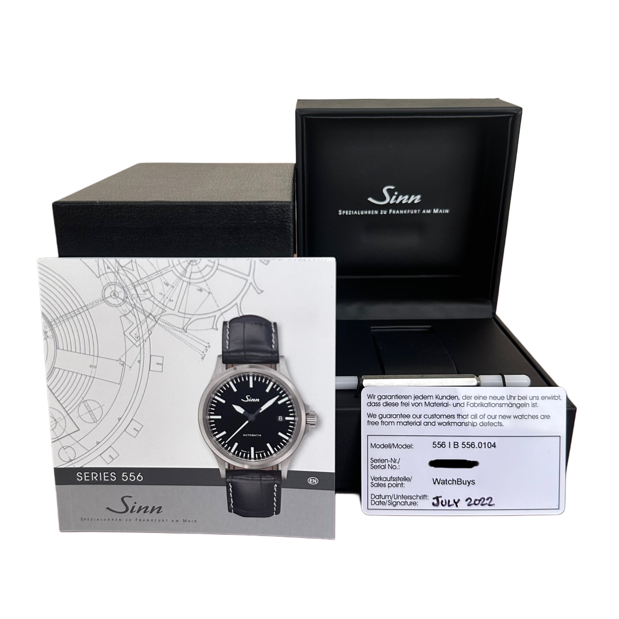 Sinn 556 I B *2022* *Unworn* - Inventory 6413