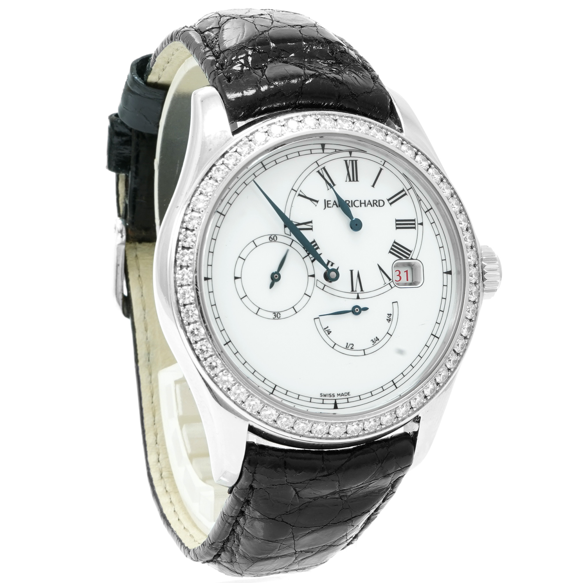 JeanRichard Bressel 1665 *Diamond Bezel* 63112 - Inventory 6392