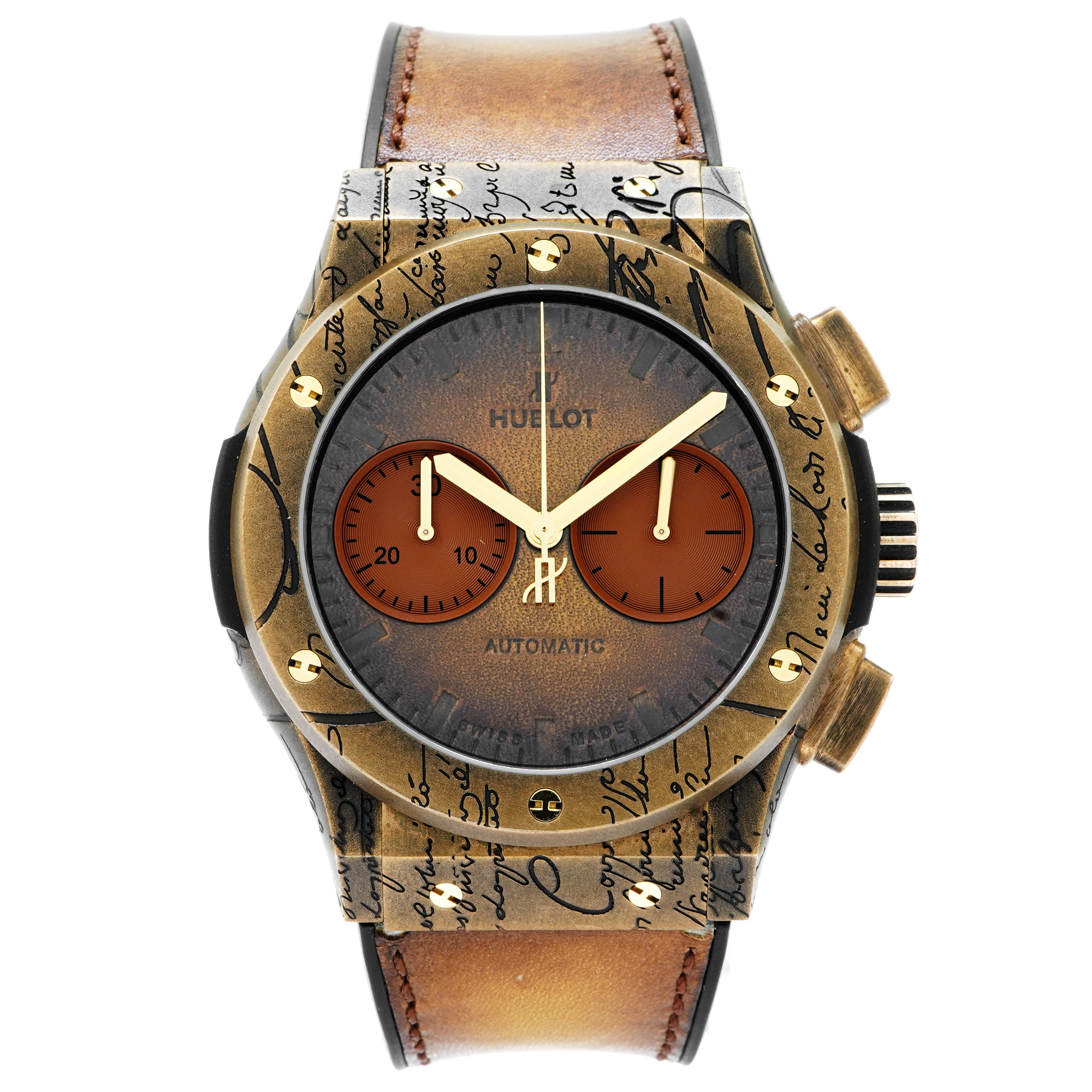 Hublot Classic Fusion Berluti Brown Dial - Inventory 6475 *ON HOLD