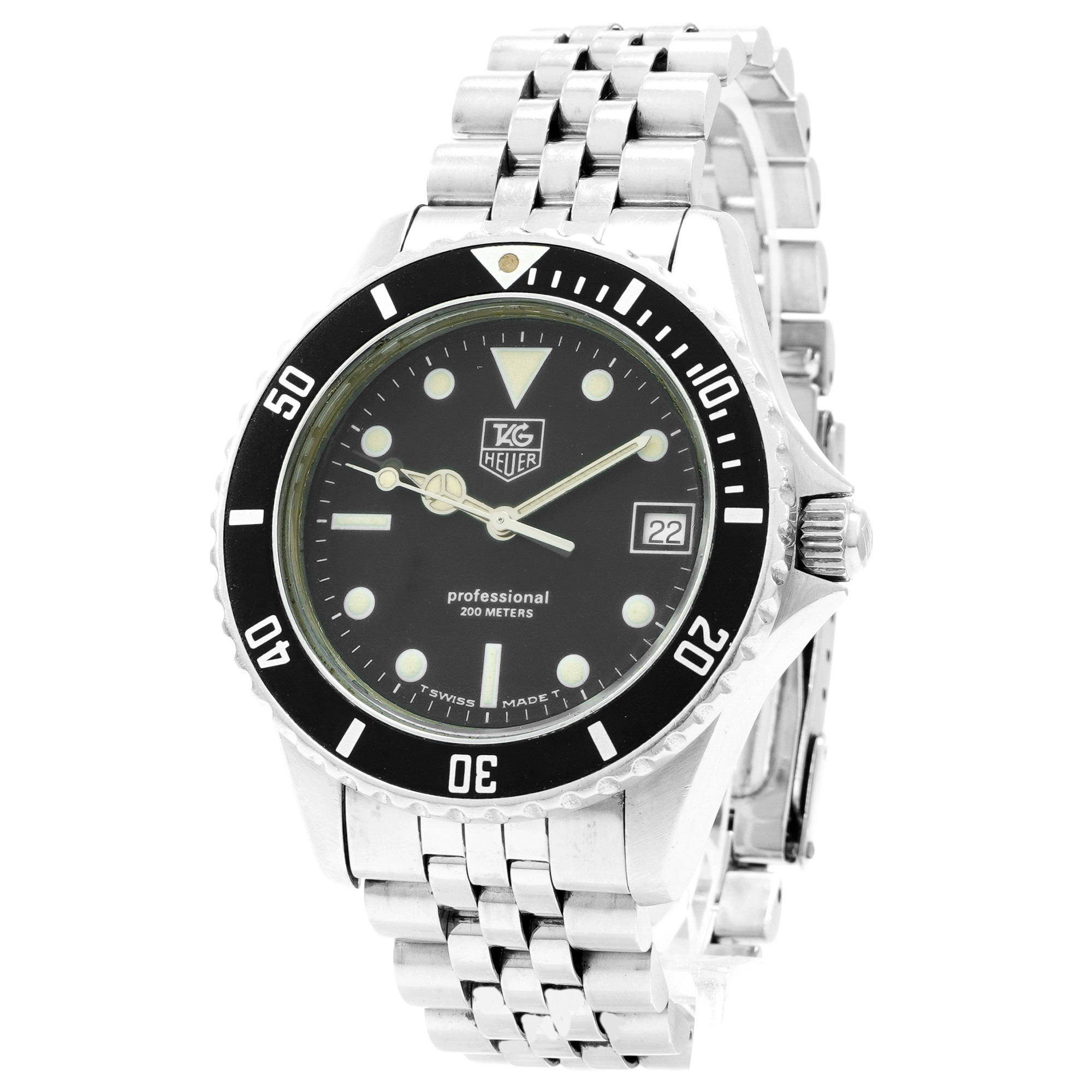 TAG Heuer 1000 Professional Black Diver 980-013D - Inventory 6436