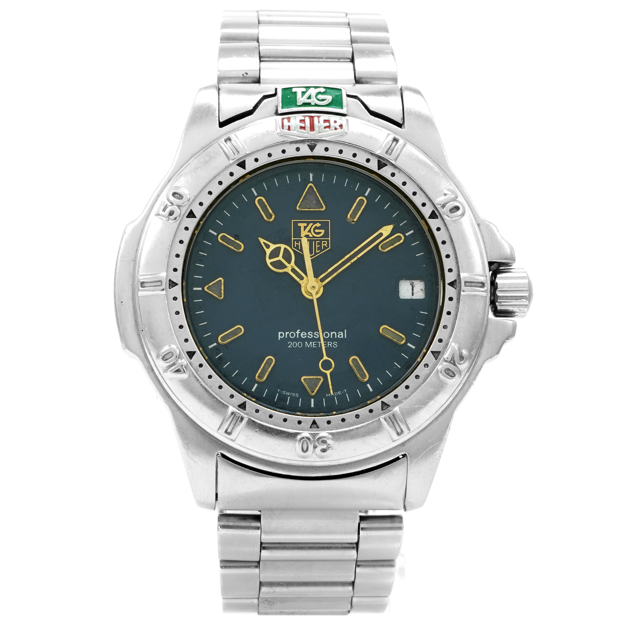 TAG Heuer 4000 Series Professional 200M WF1113-0 *Blue Dial
