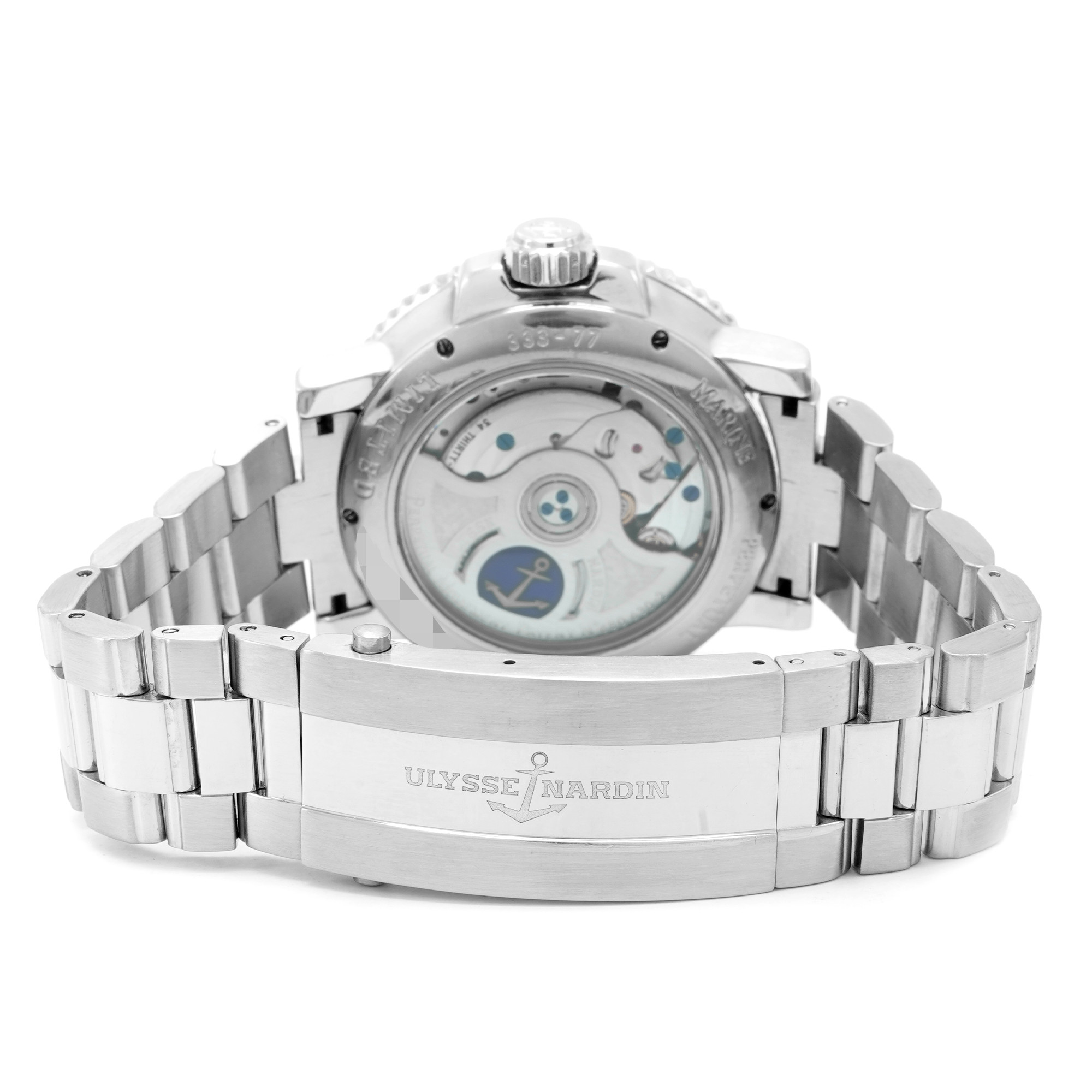 Ulysse Nardin Aqua Marine Perpetual Calendar 333-77-7 *Blue Dial