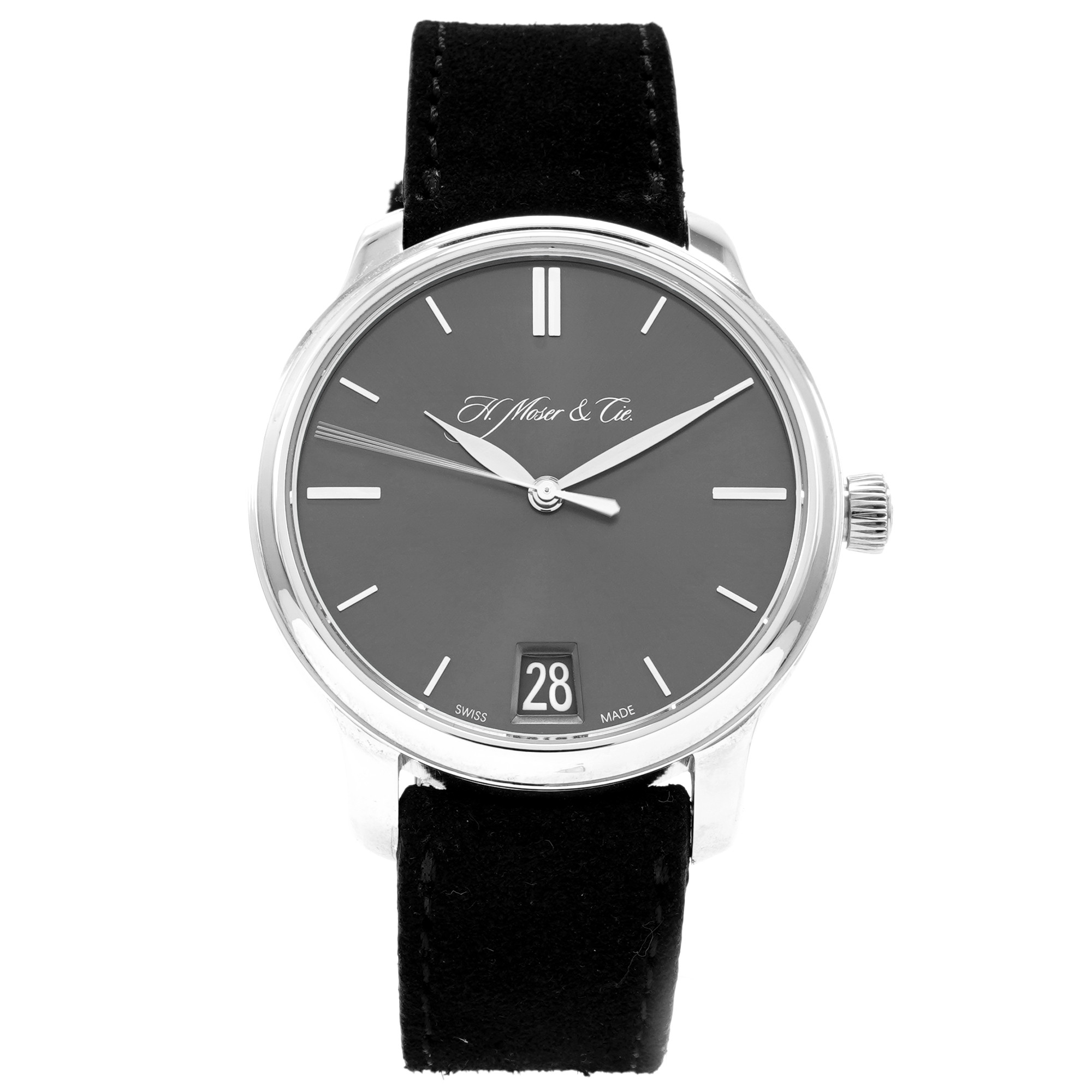 H Moser Monard Date 342.502 *Platinum* - Inventory 5836