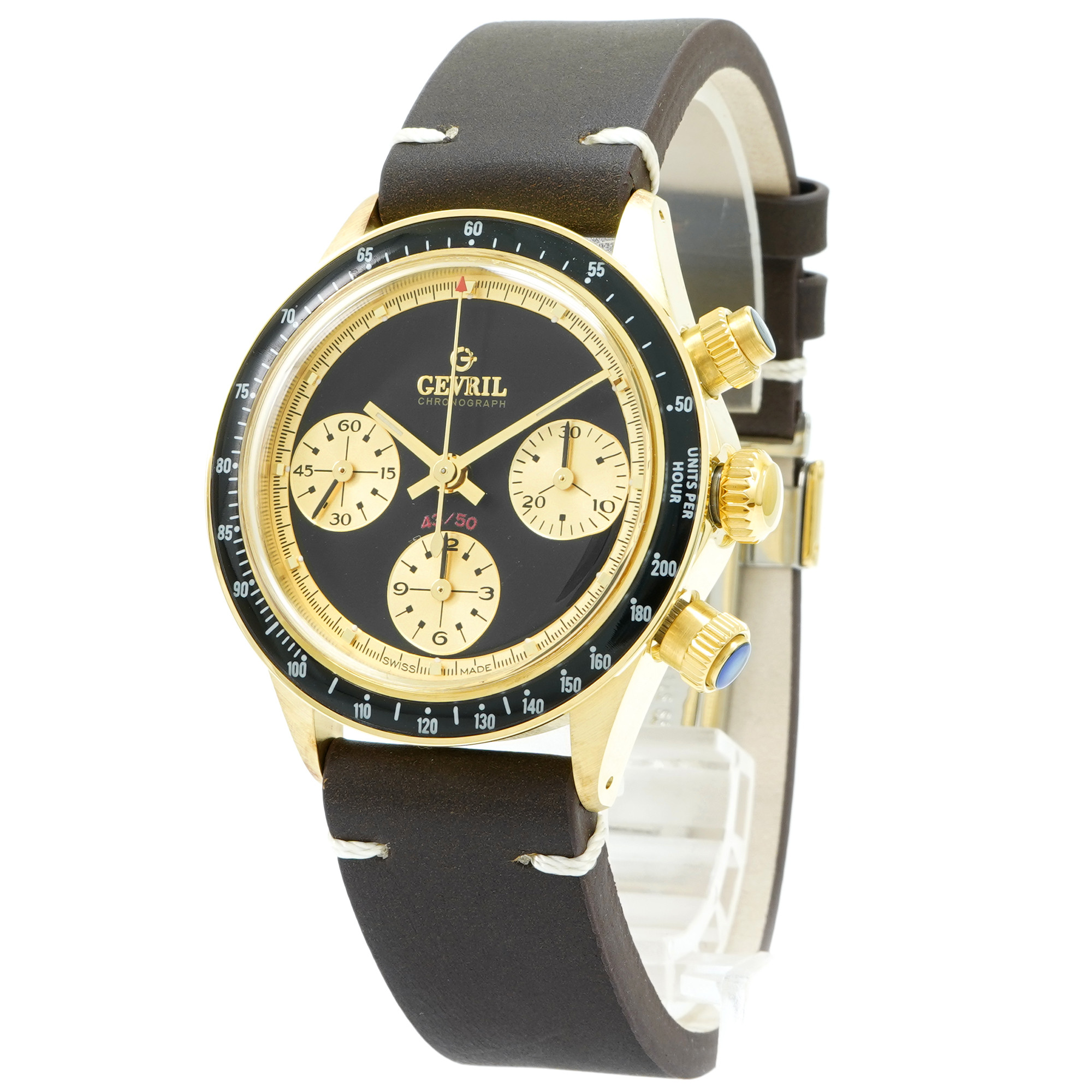 Gevril Tribeca Chronograph Limited Edition *Yellow Gold* *Unworn